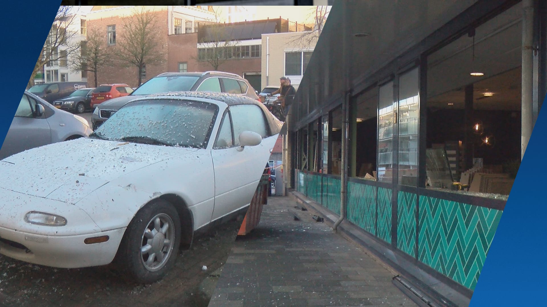 Grote schade in buurt na explosie in Vlissingen: brokstukken op auto’s