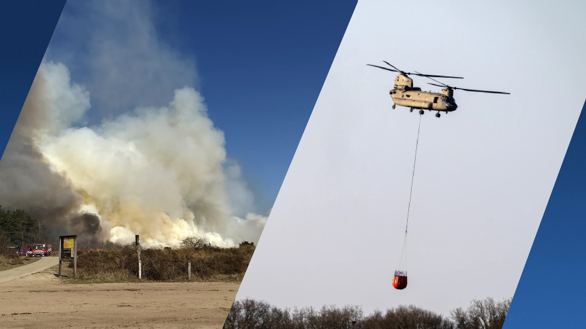 Natuurbrand Ede brak uit door oefening Defensie, bewoners geëvacueerd