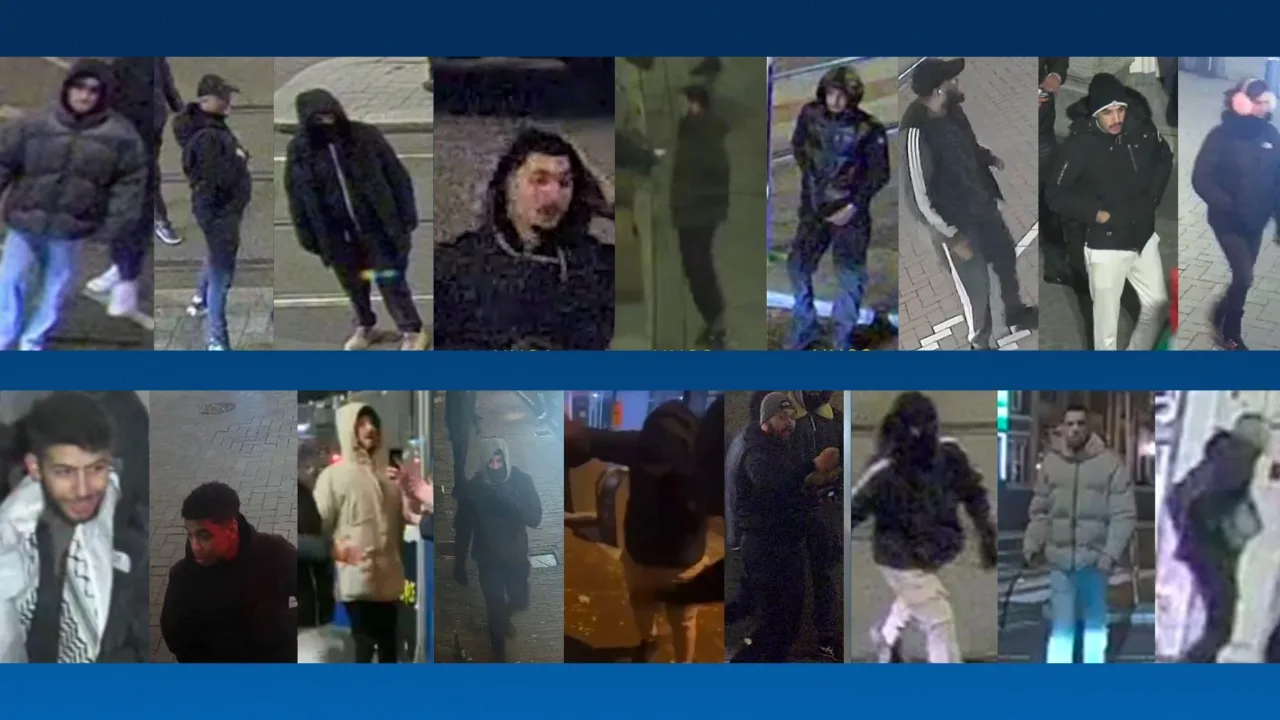 Tot jaar cel geëist voor Maccabi-rellen, politie deelt nieuwe beelden verdachten