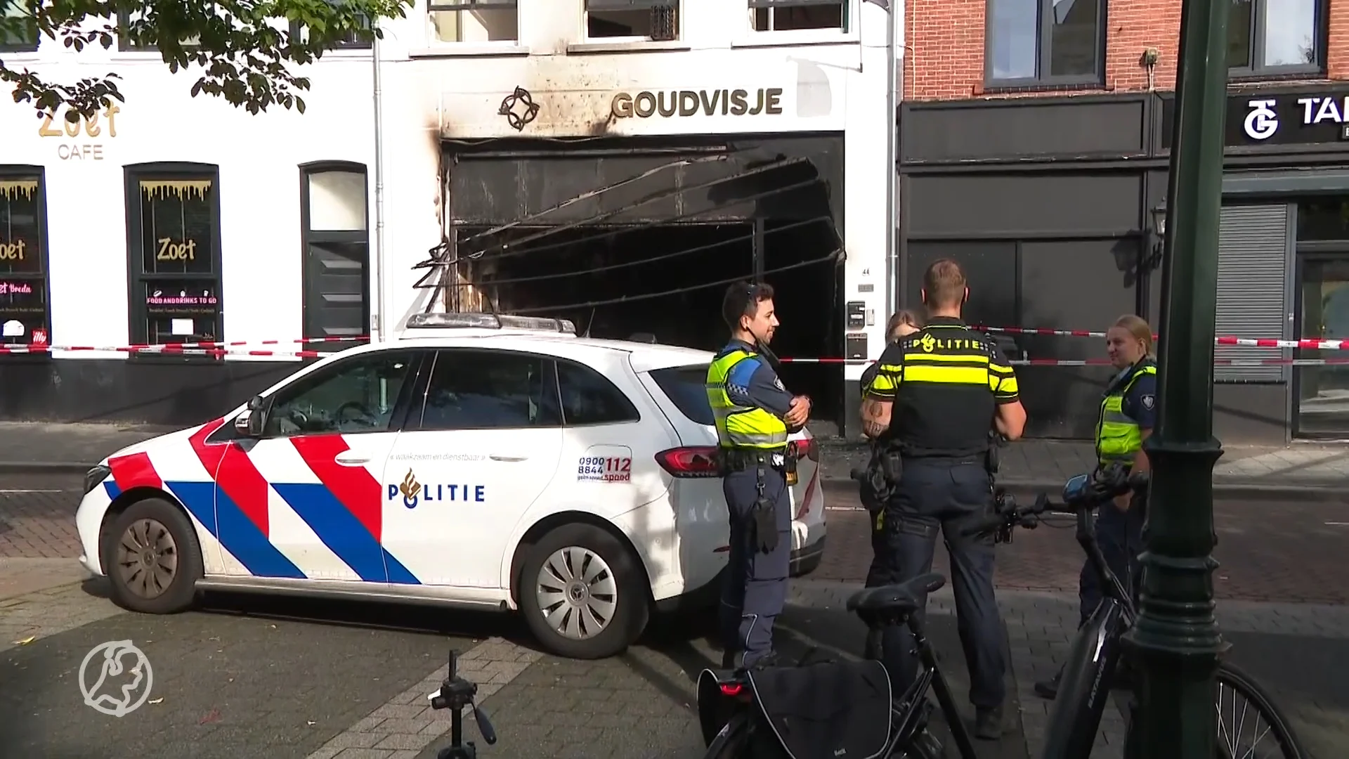 Politie houdt nog alle scenario's open bij felle brand viszaak Breda