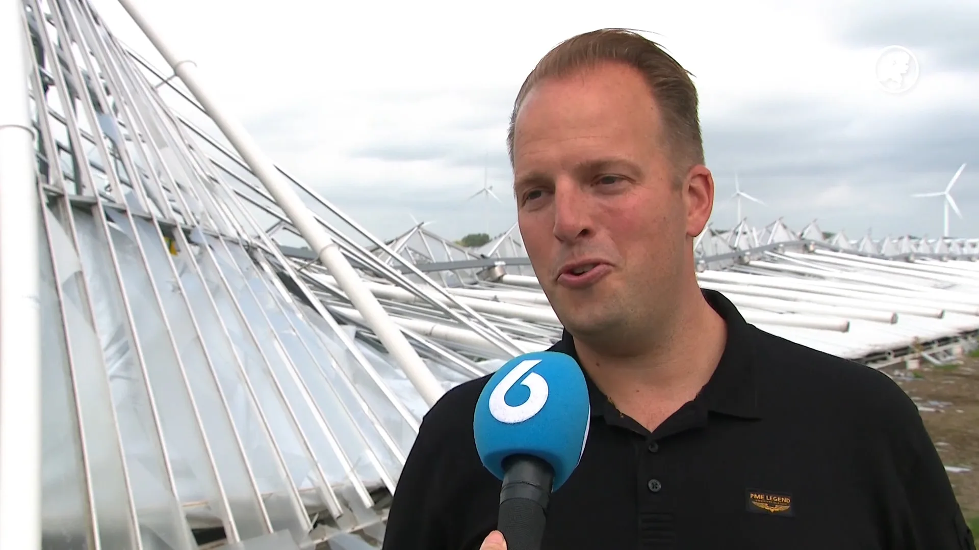 Enorme tomatenkas in Middenmeer stort in