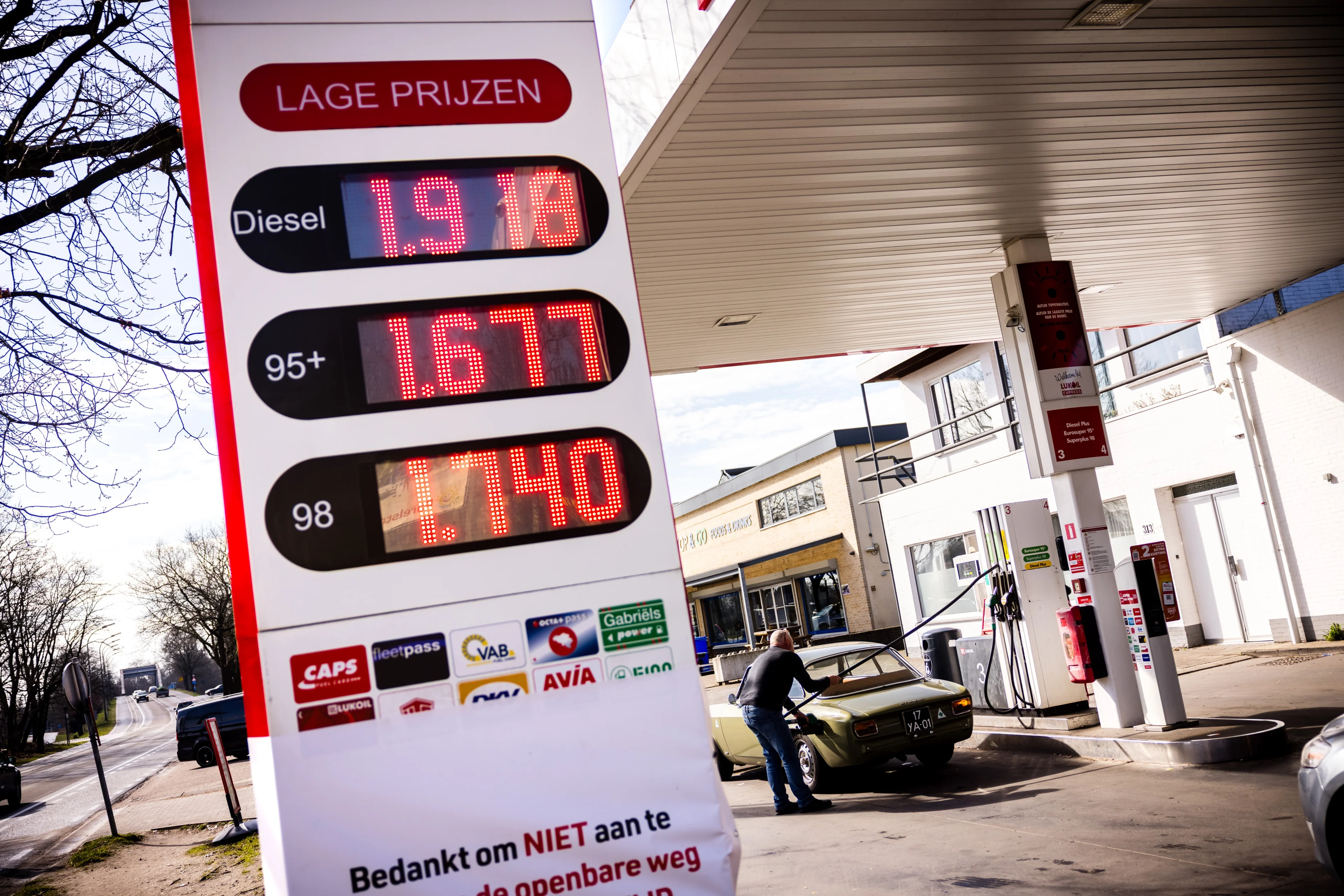 Belgische politie neemt maatregelen om tanktoerisme tegen te gaan