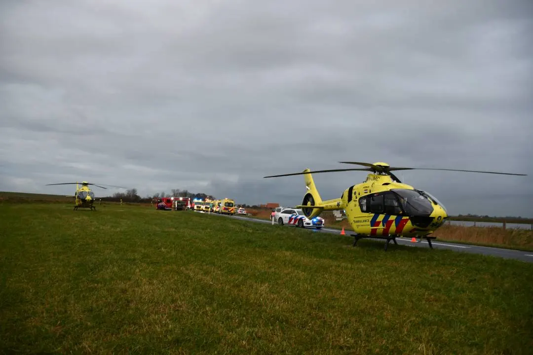 Meerdere gewonden bij verkeersongeval op N59 bij Zierikzee