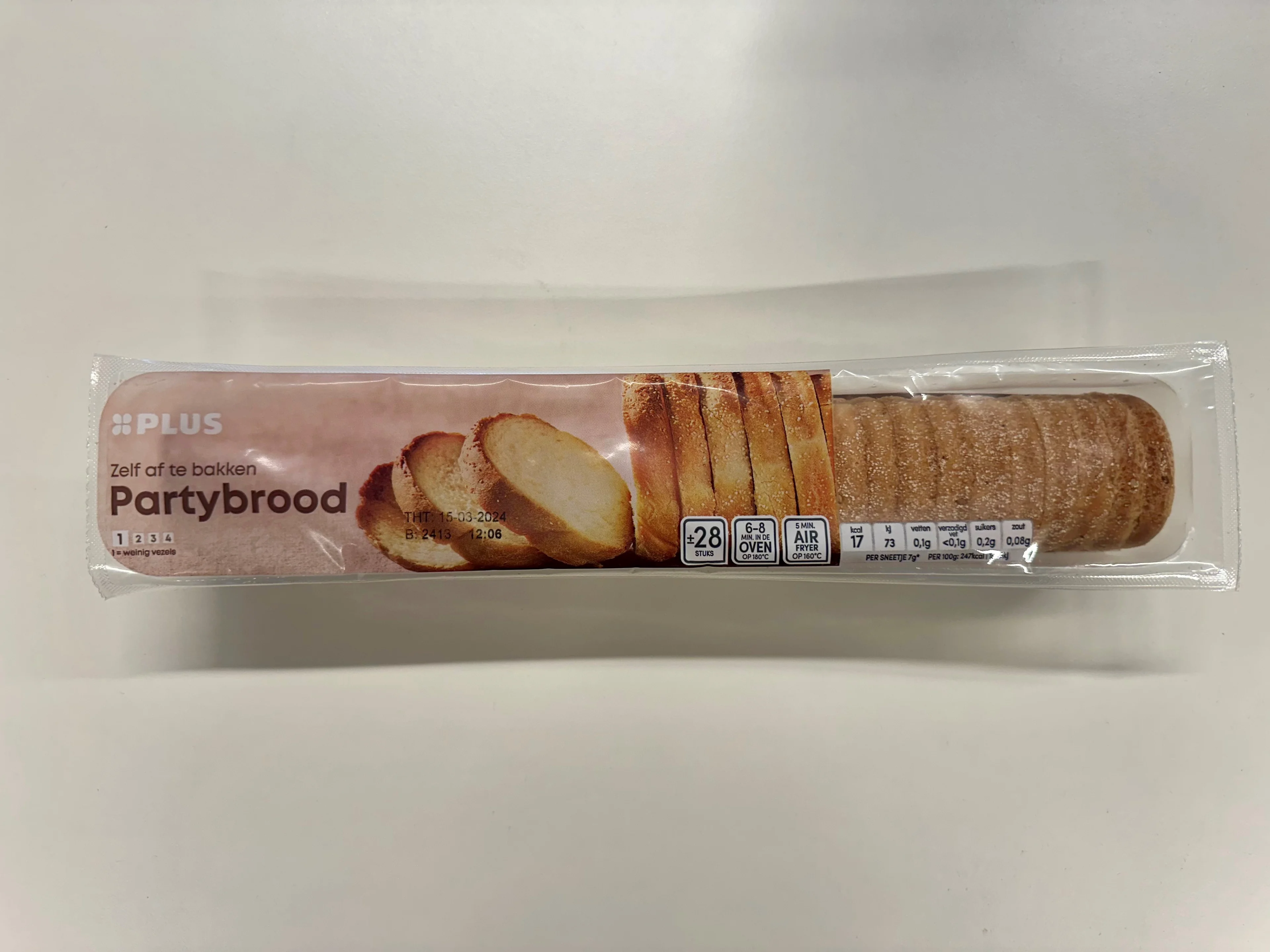 Waarschuwing voor PLUS partybrood om sesam