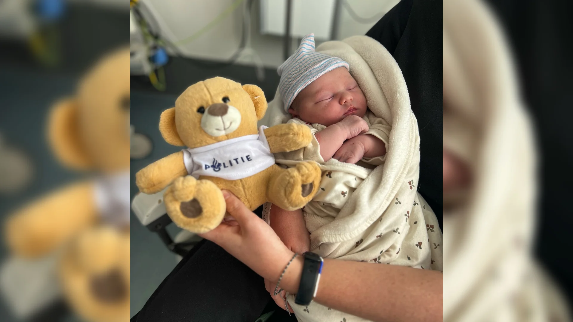 Hoogzwangere vrouw maakt pitstop bij tankstation en bevalt van baby Amé