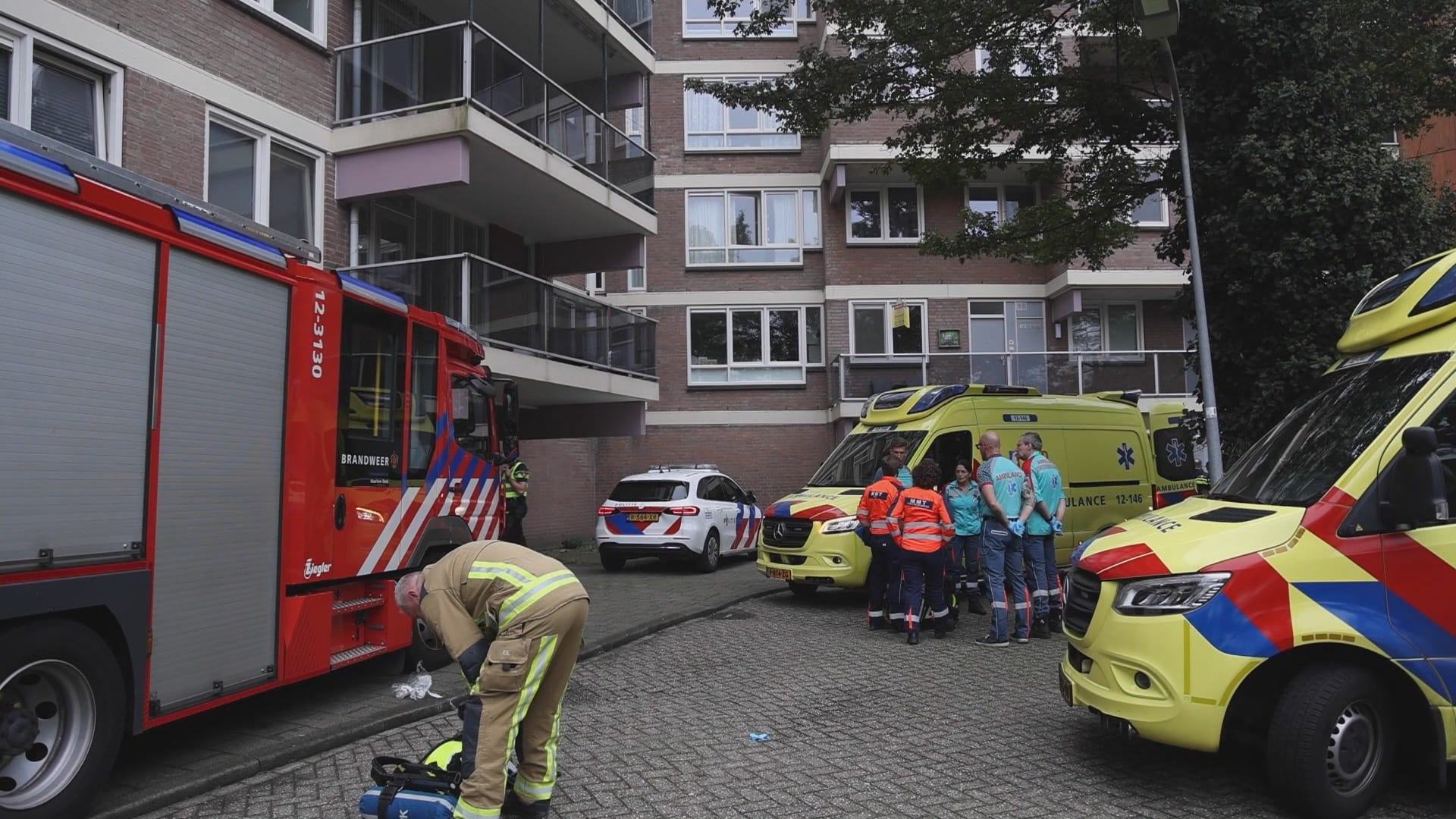 Bewoner overleden bij woningbrand in Haarlemse flat