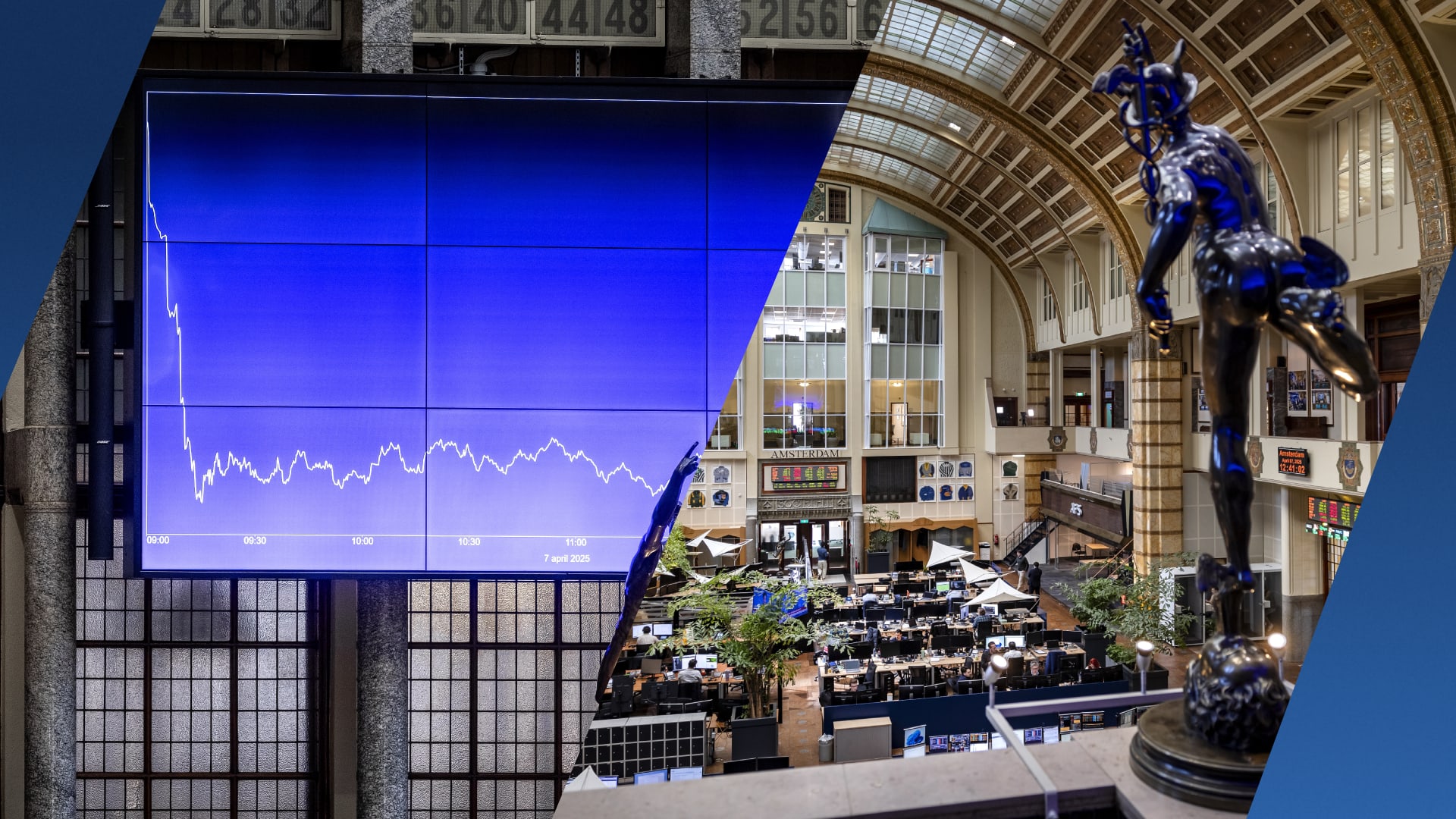 Zwaarste klap AEX sinds corona door handelsoorlog Trump: 'Er zal pijn zijn'