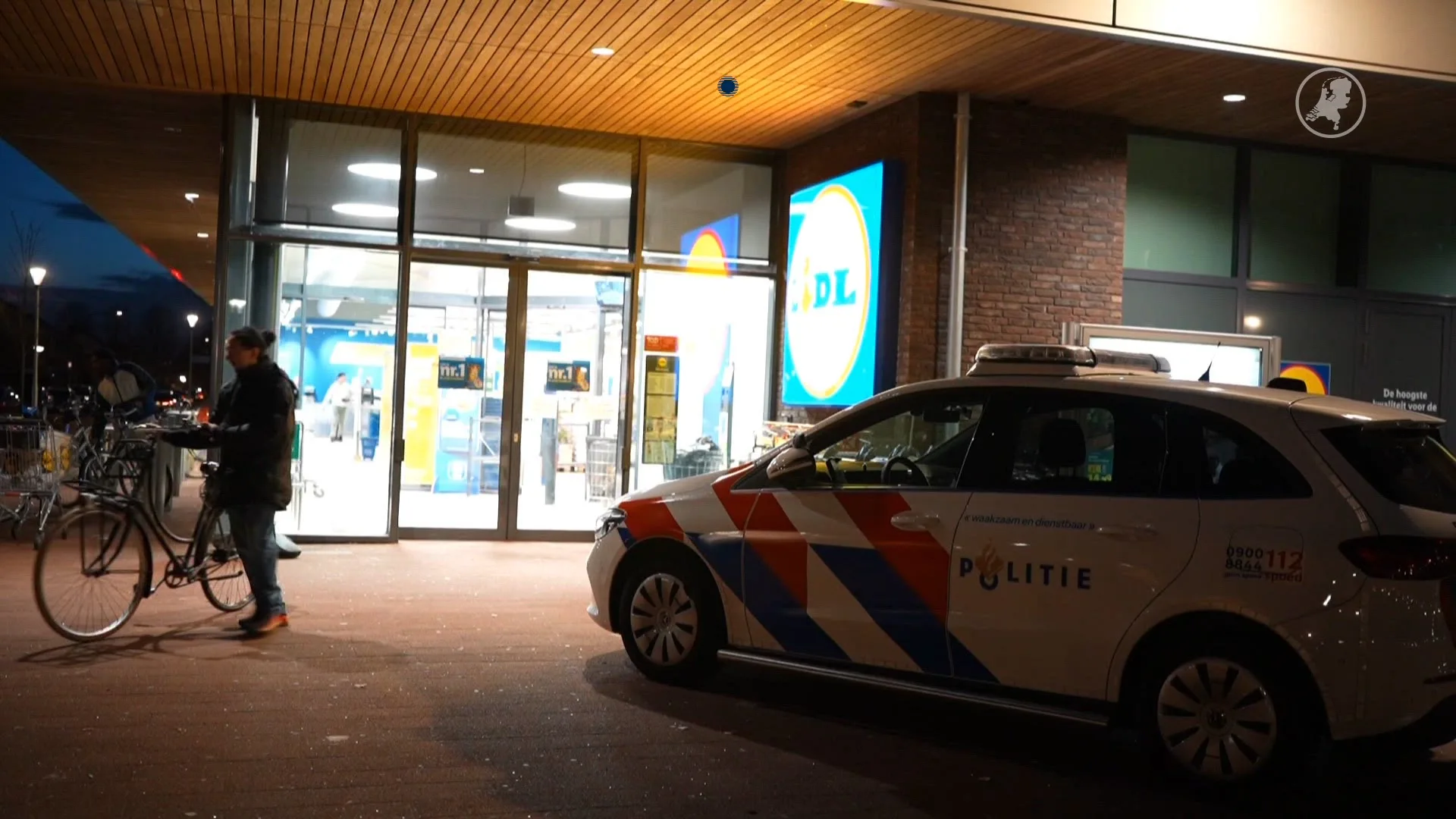 Politie lost waarschuwingsschoten na overval bij Lidl met taser