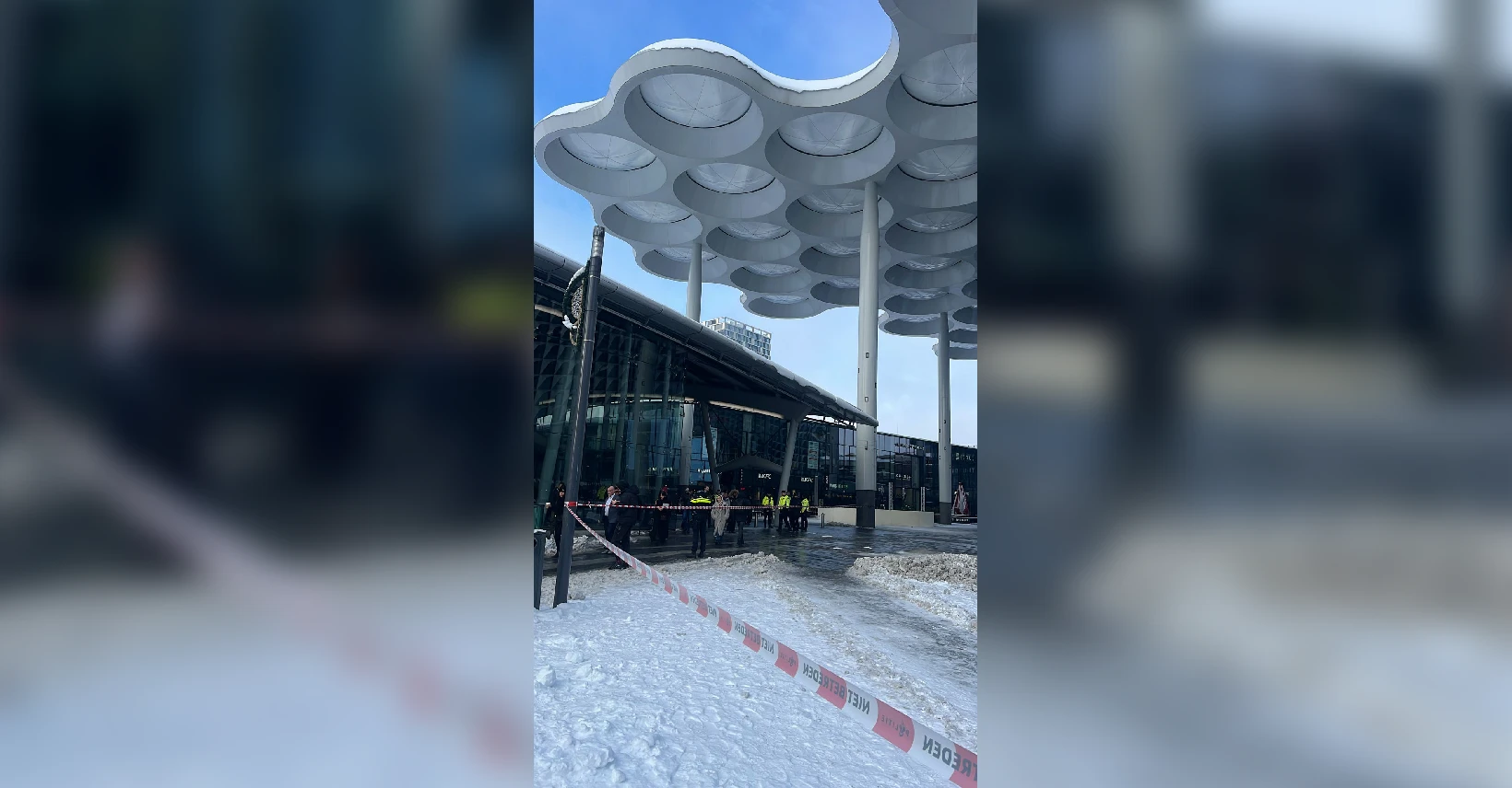 Gemeente Utrecht: geen instortingsgevaar bollendak, plein nog wel dicht