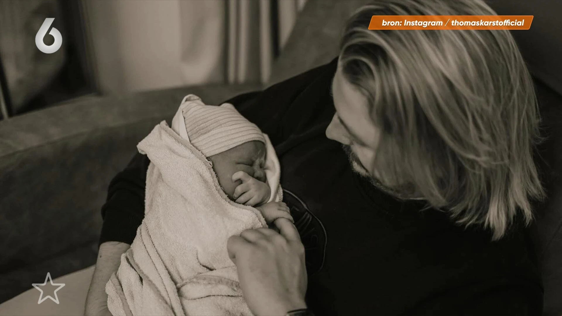 Thomas Karst vernoemd dochtertje naar vader René Karst