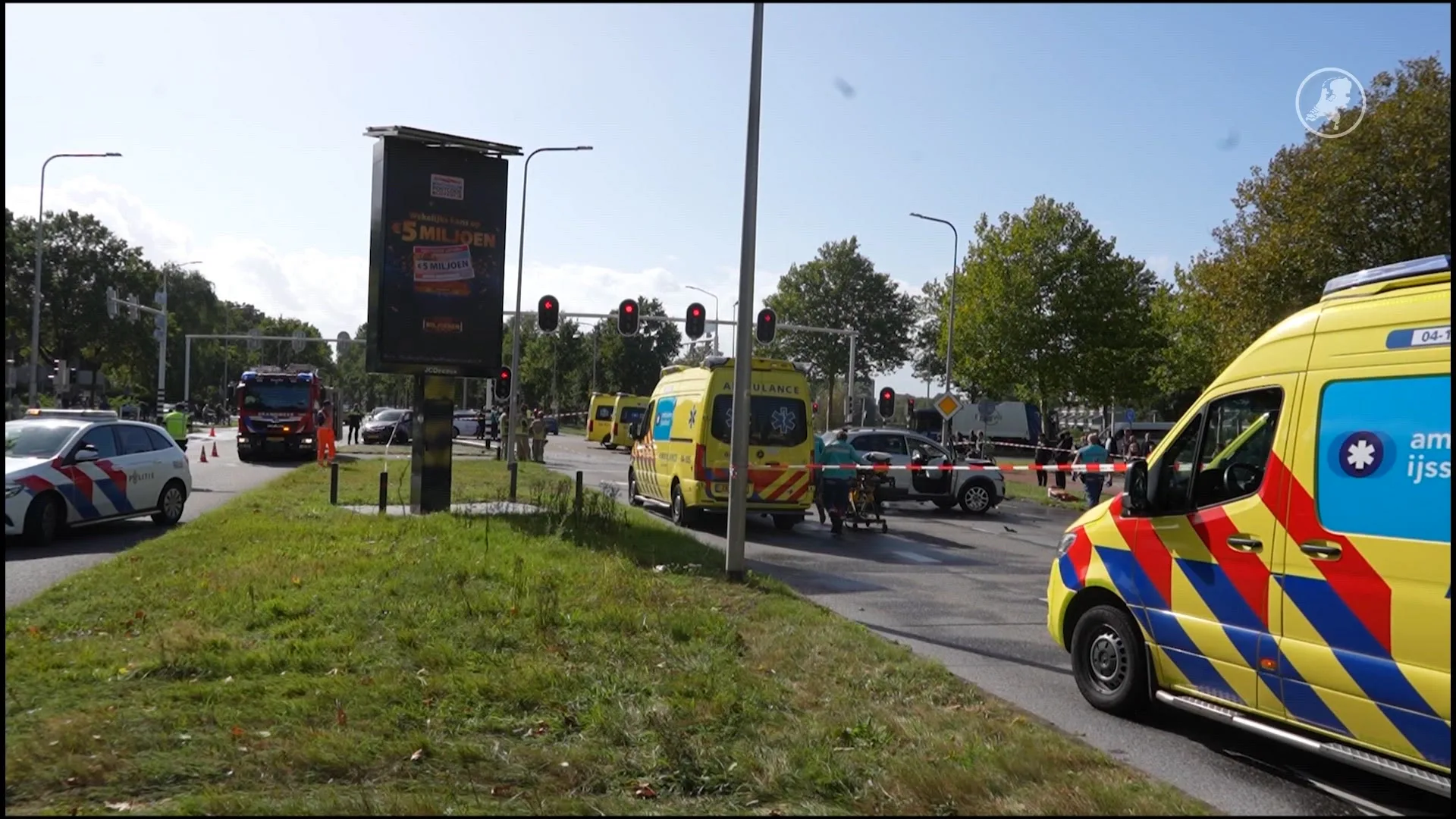 Zes gewonden na ongeval in Zwolle, bestuurder aangehouden