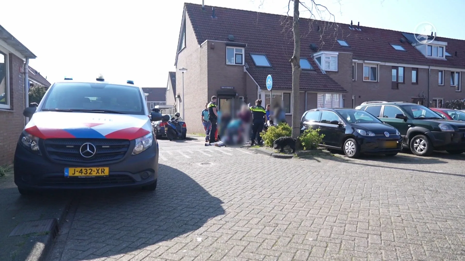 Kinderen op fatbike aangereden door scooteraar onder invloed