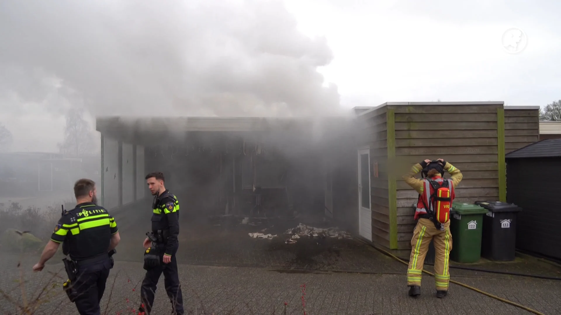 Hond overlijdt bij woningbrand in Emmen