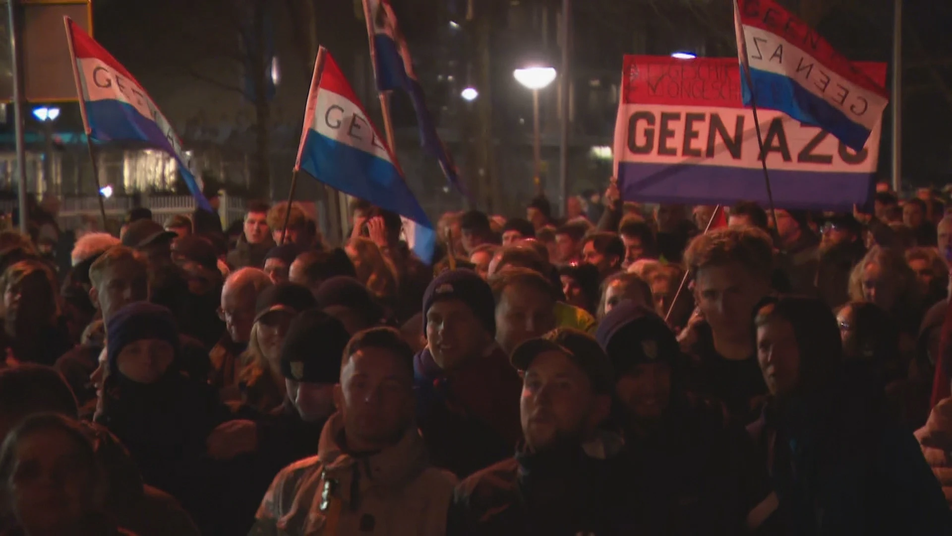 Ruim duizend demonstranten bij mars tegen azc in Nieuw-Lekkerland