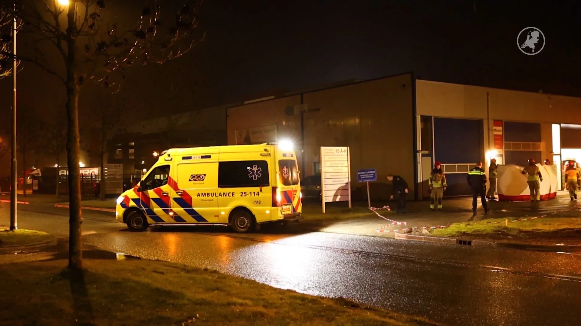 Dodelijk ongeval met bedrijfsbusje in Emmeloord