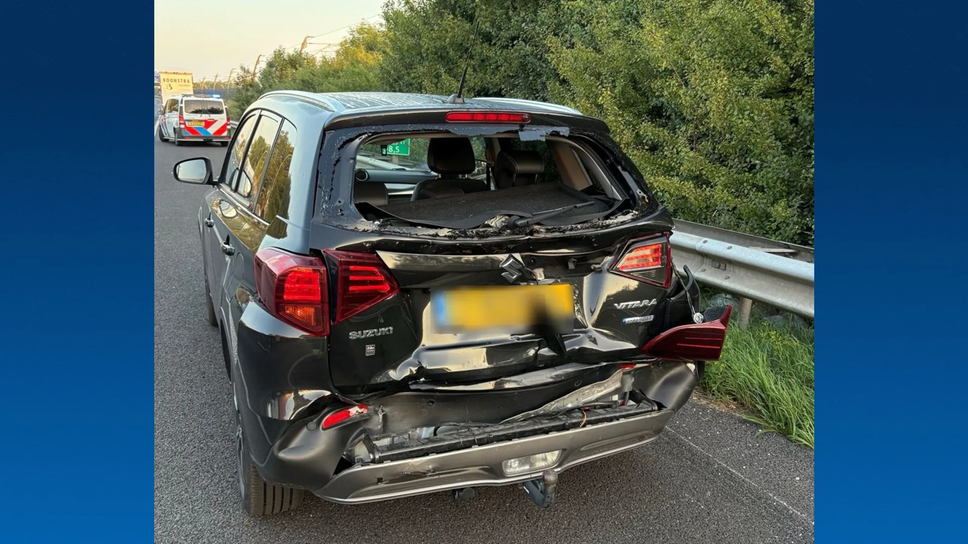 Bijna uur vertraging op A15 door ongeluk bij Gorinchem