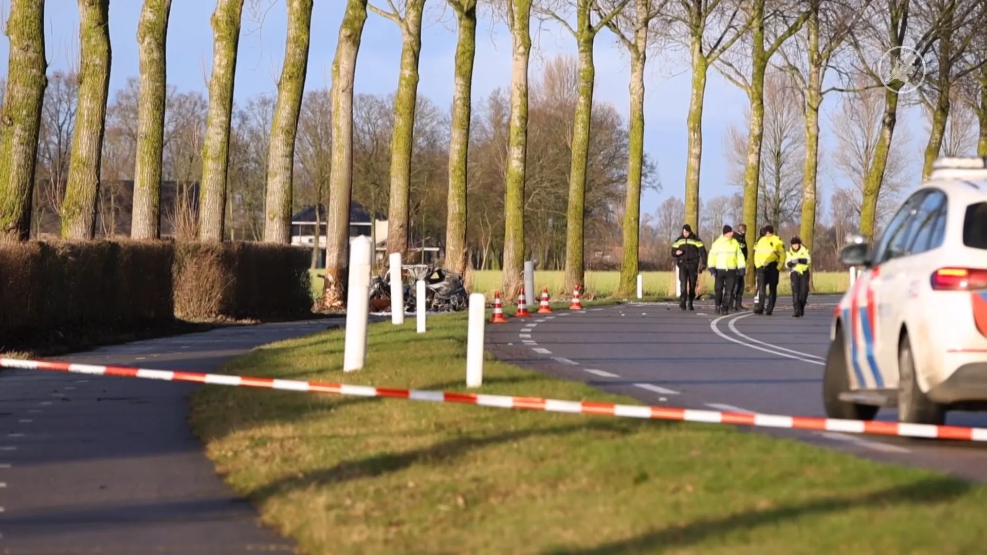 Automobilist omgekomen in Creil na in brand vlieg voertuig na botsing