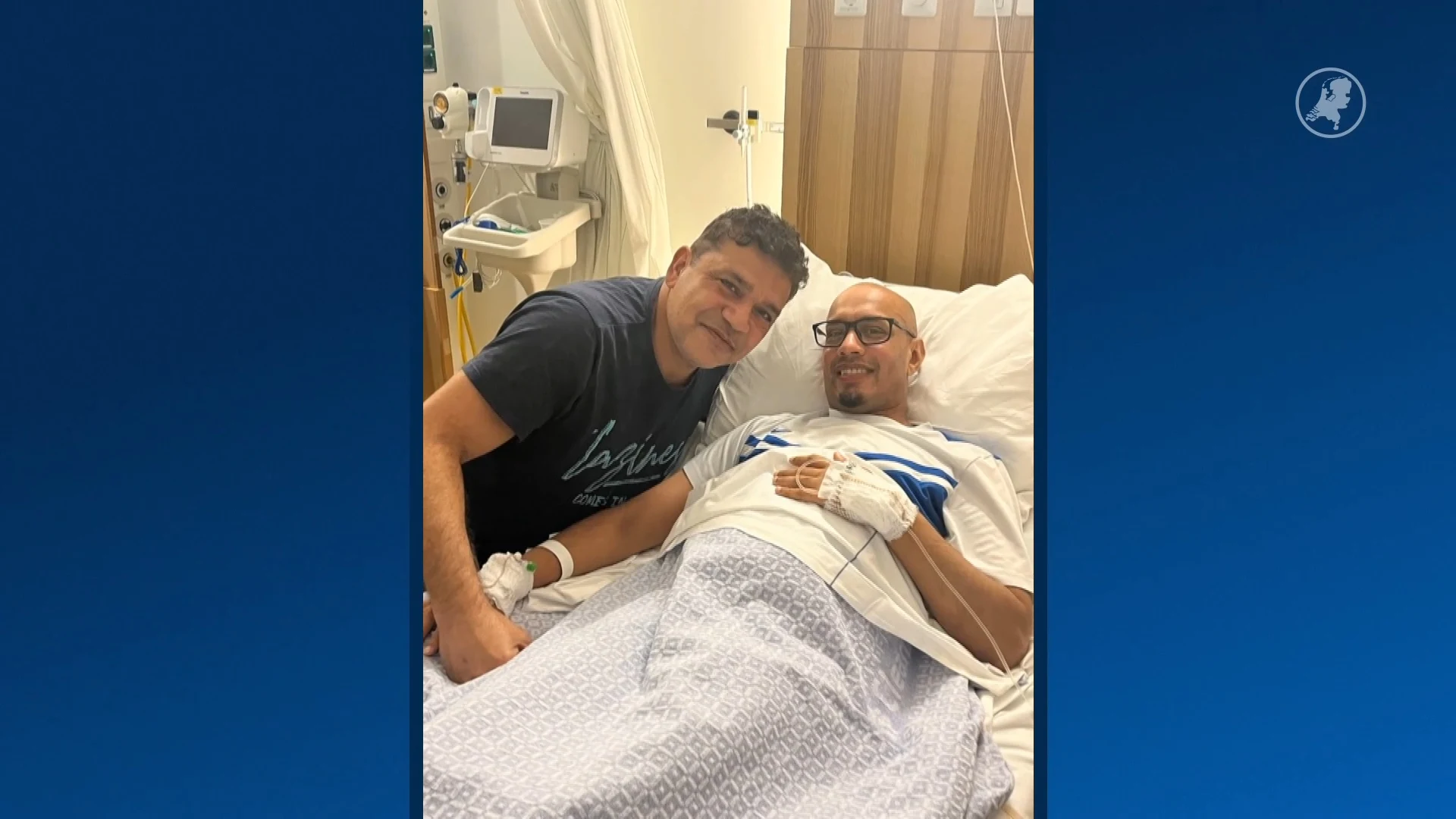 Aman leeft nog dankzij donornier van Akim, die hij vond via sociale media