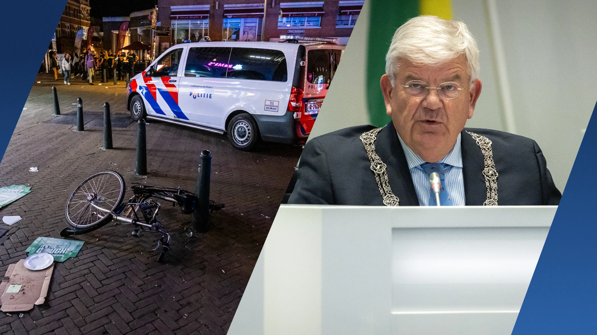 Burgemeester Van Zanen: vooraf geen signalen van rellen Scheveningen
