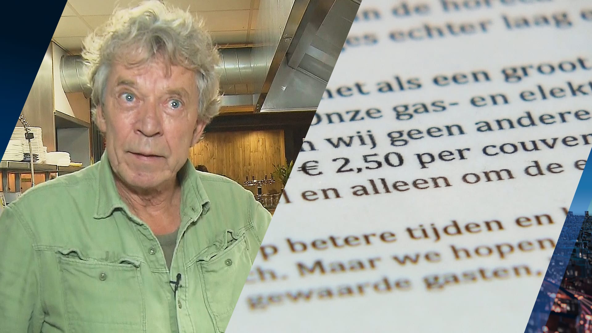 #CrisisvanNL | Gasten bij Zoetermeers restaurant krijgen energietoeslag op hun bord: 'Klanten begrijpen het'