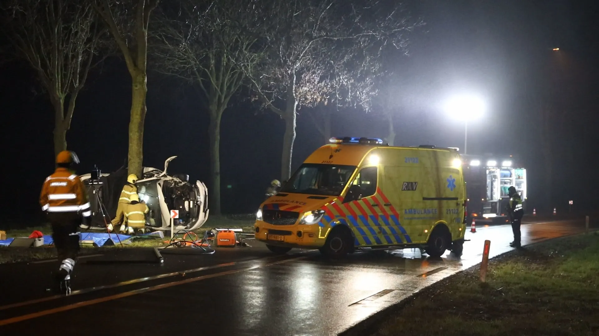 Twee doden bij zware crash in Schijndel, hondje overleeft