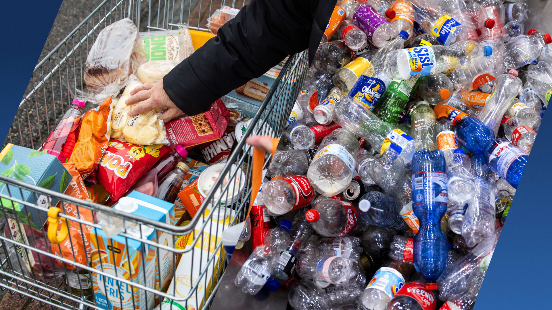 'Boodschappen nóg duurder door extra heffing plastictaks'