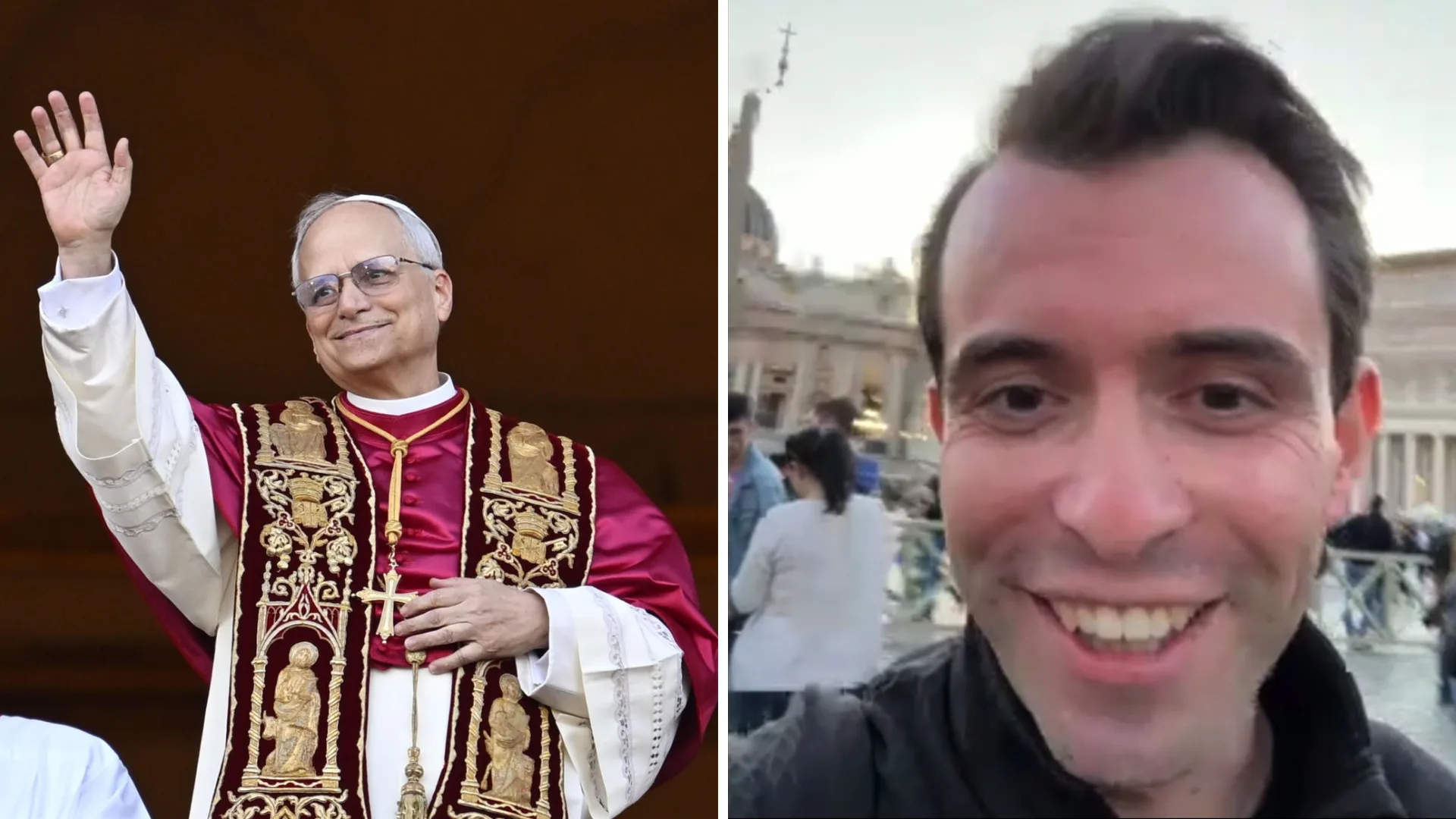 Mathijs zag de nieuwe paus in Rome: ‘Iedereen ging uit z’n dak’