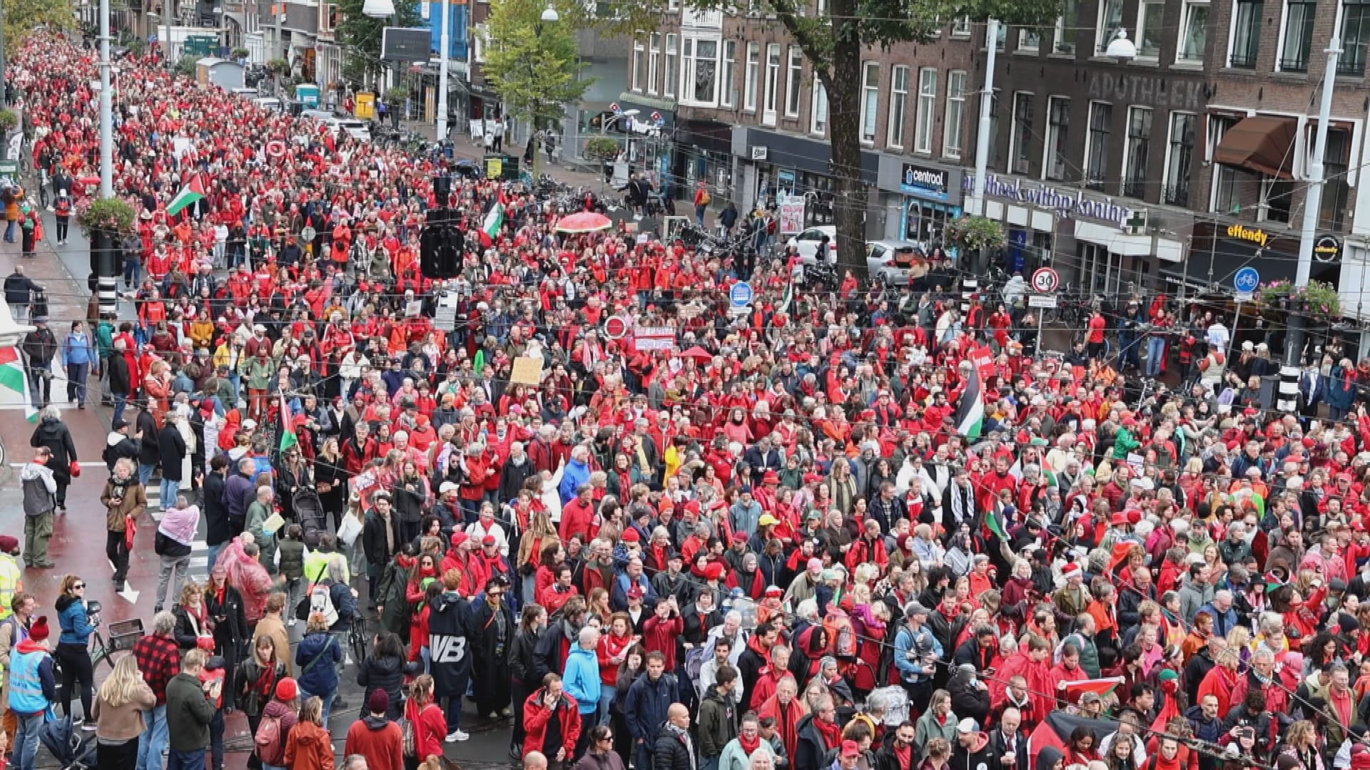 Organisatie: 250.000 bij Rode Lijn-protest in Amsterdam