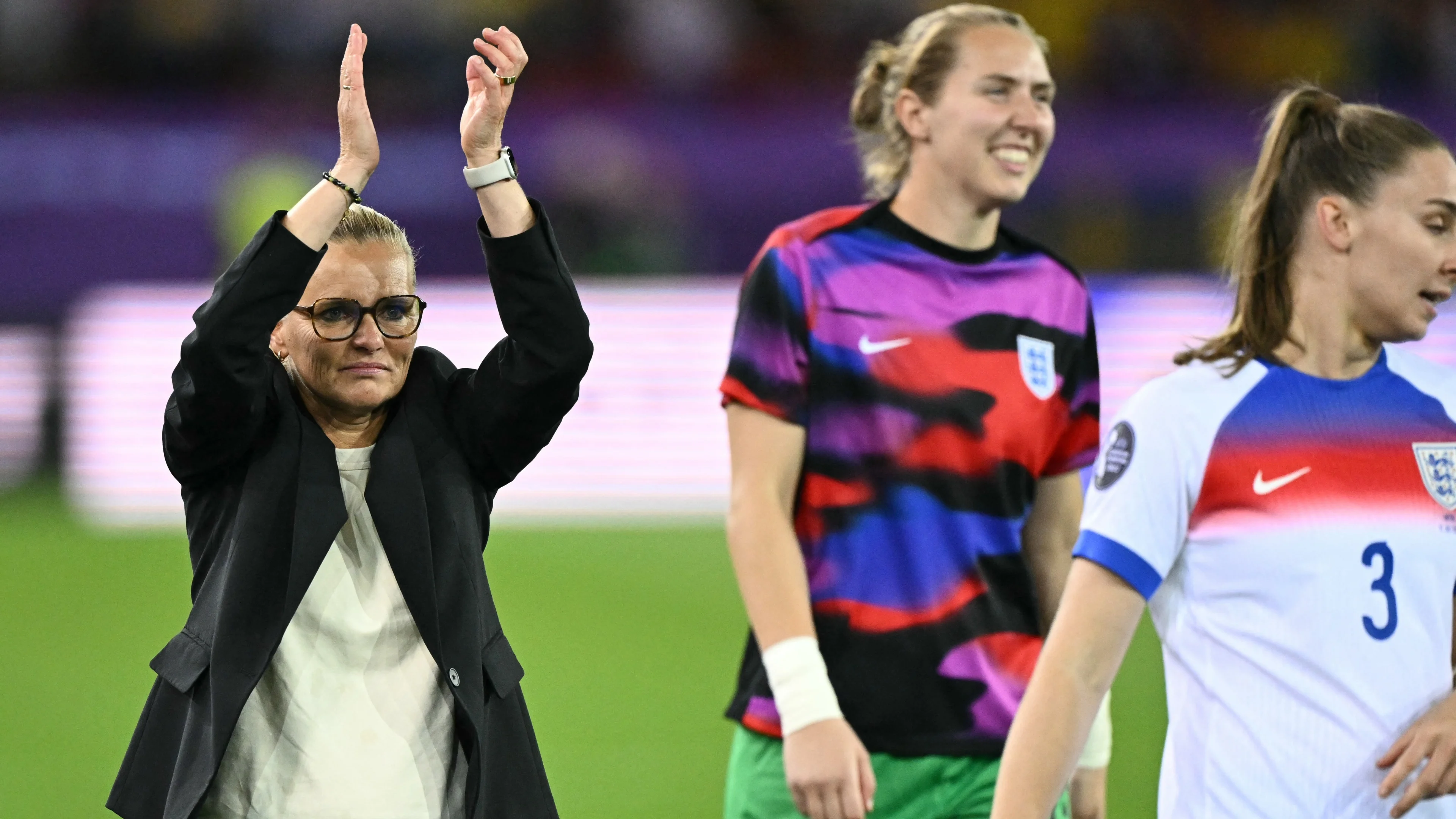 Sarina Wiegman met Engelse voetbalsters opnieuw Europees kampioen