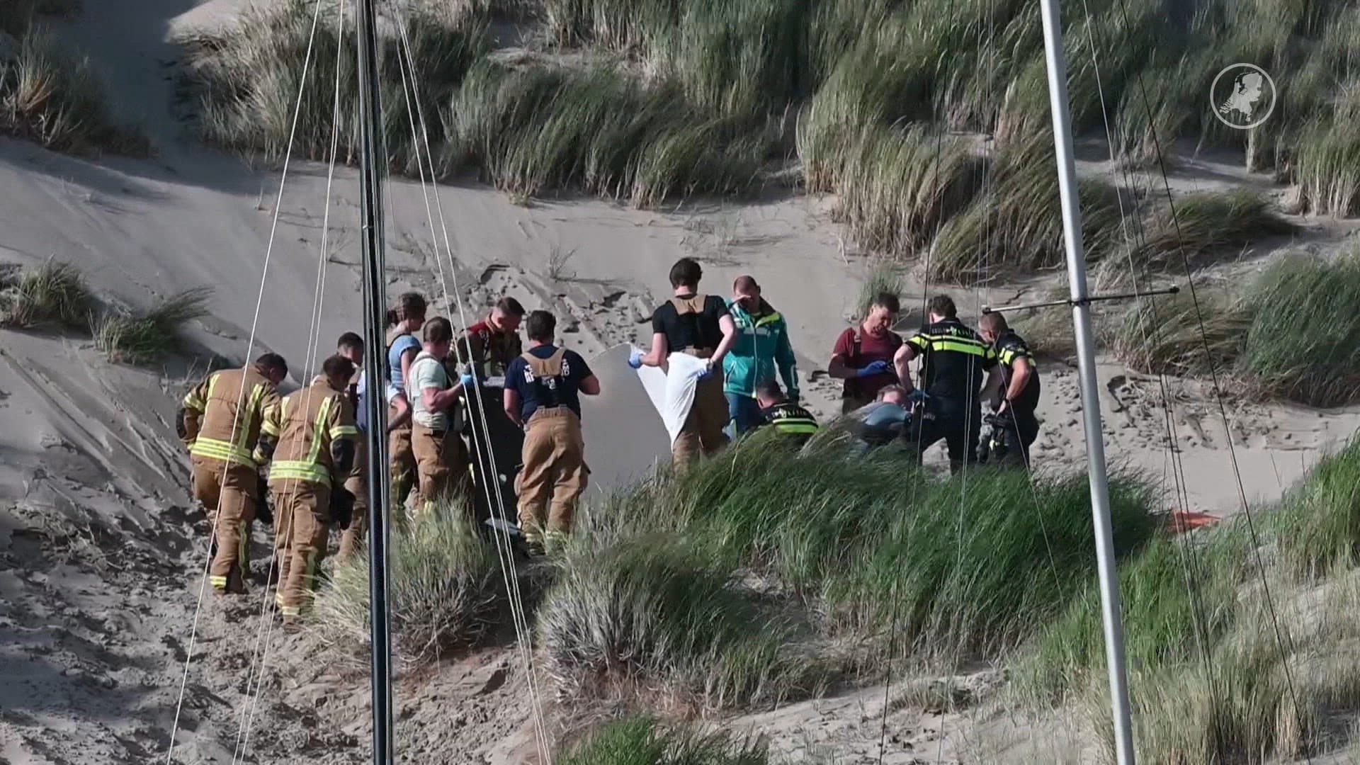 Kitesurfer overleden na ongeval op strand Rockanje