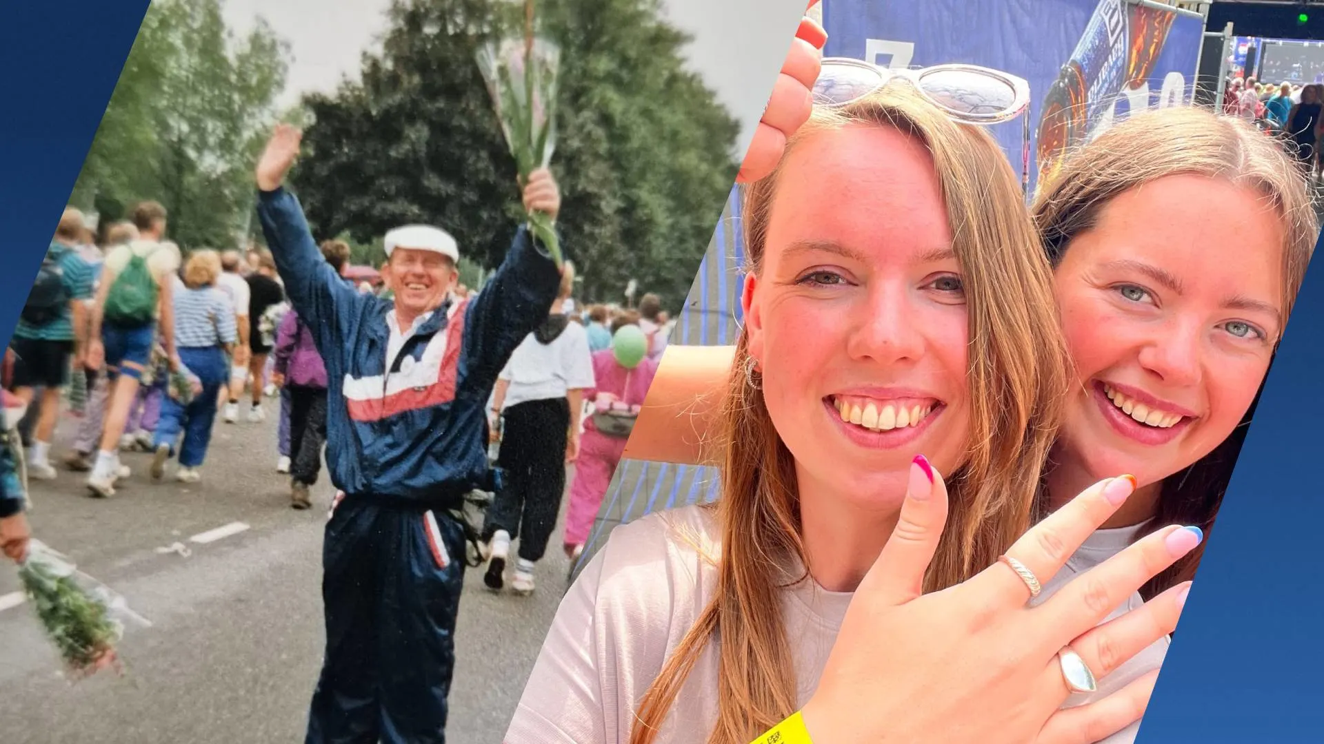 Zussen lopen 4Daagse ter nagedachtenis aan opa: 'Hij loopt met ons mee'