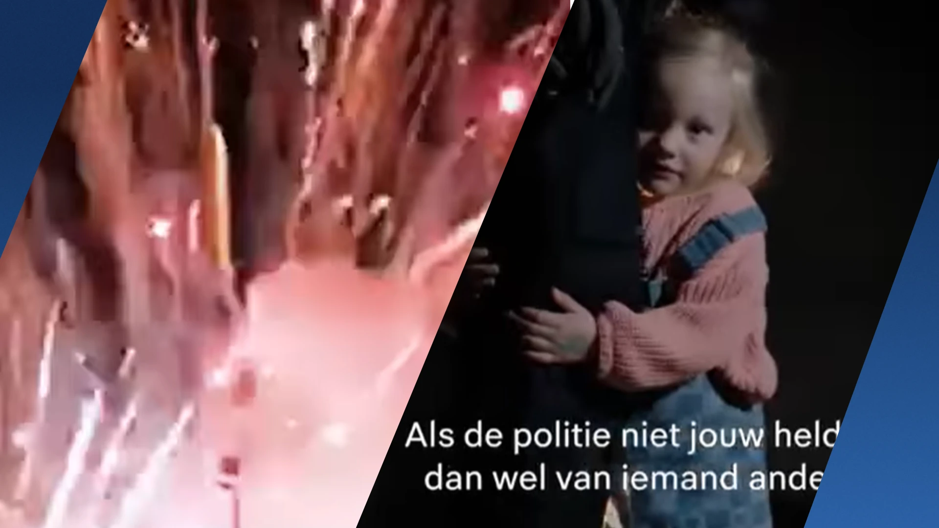 Dochtertje van agent in video: papa moet na jaarwisseling thuis komen