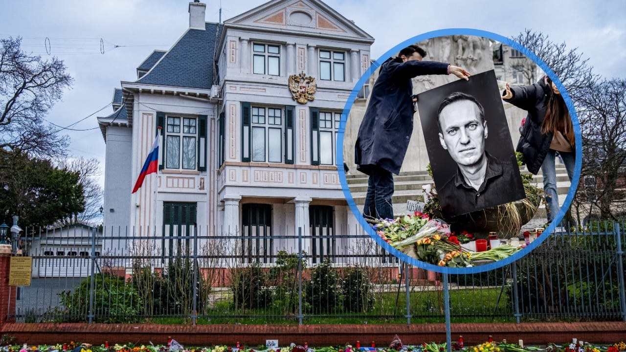 Zit de Russische ambassade straks op de Navalnyweg? Petitie razend populair