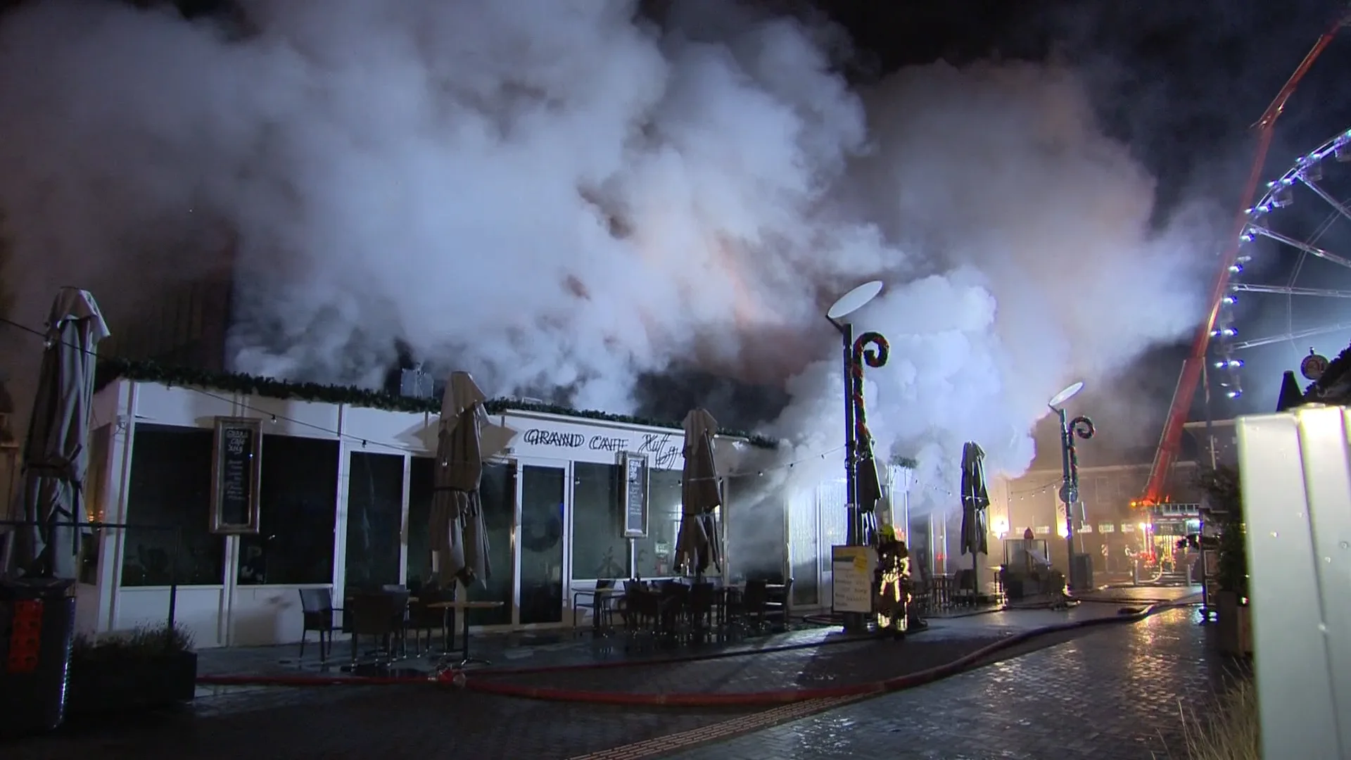 Grote brand bij restaurant Roermond