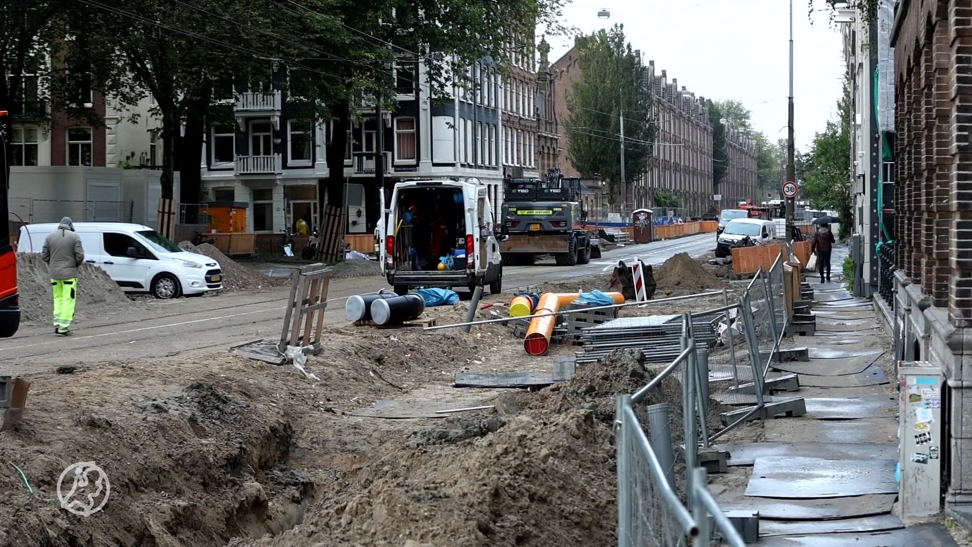 Menselijke resten opgegraven bij werkzaamheden in Amsterdam