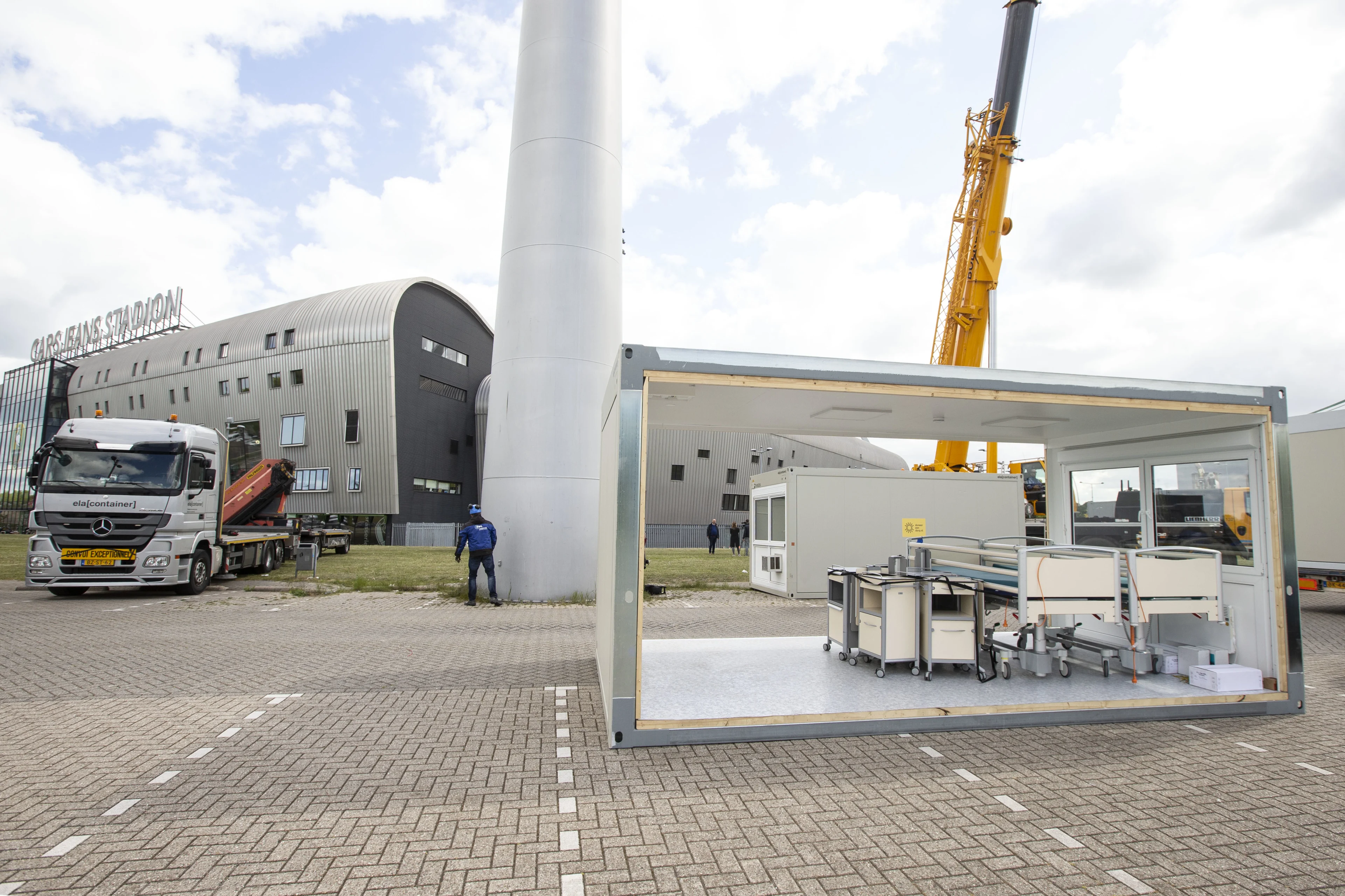 'Coronadorp' voor dak- en thuislozen bij stadion ADO Den Haag