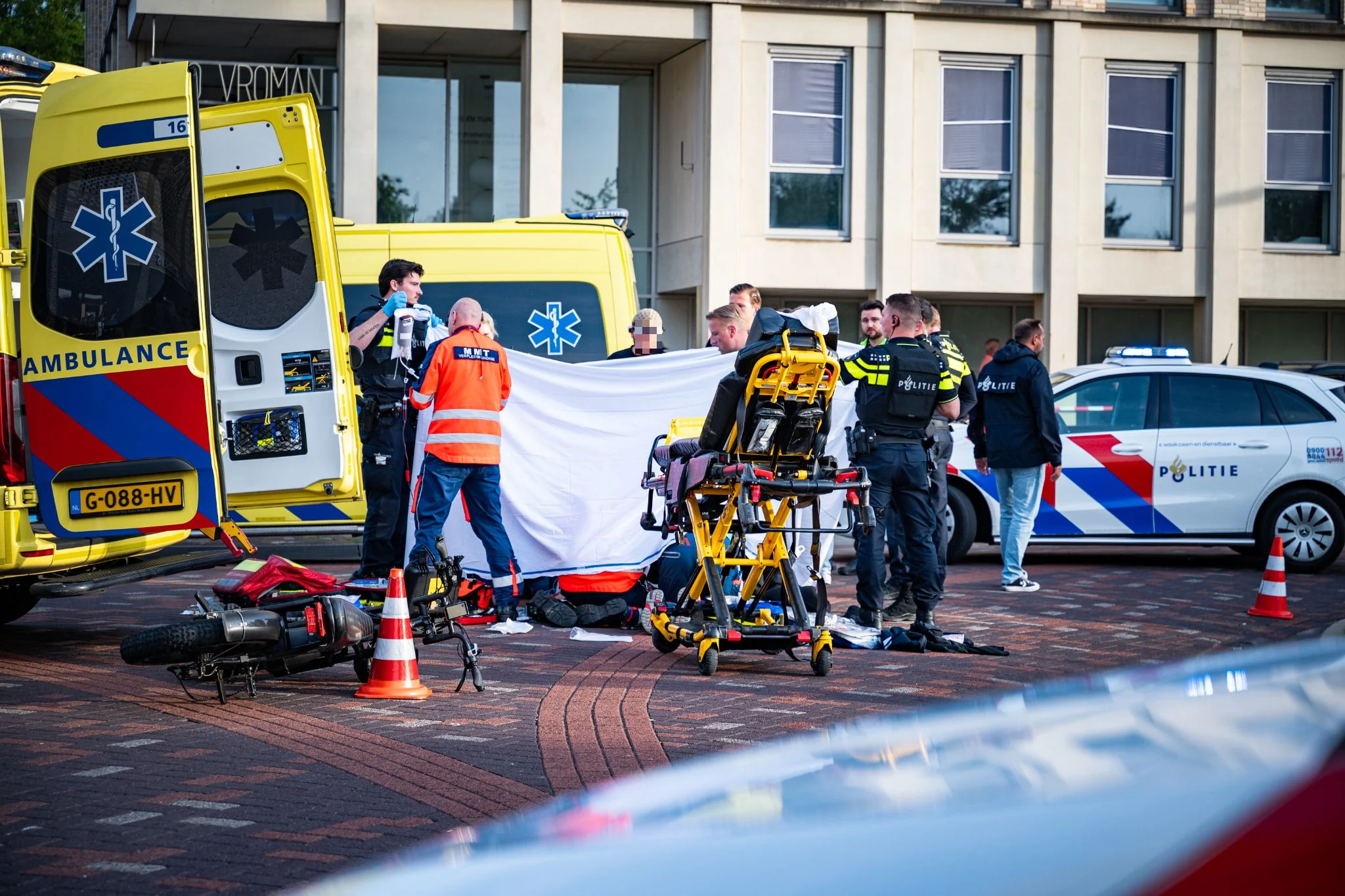 Gewonde bij schietpartij Gouda, politie zoekt verdachte