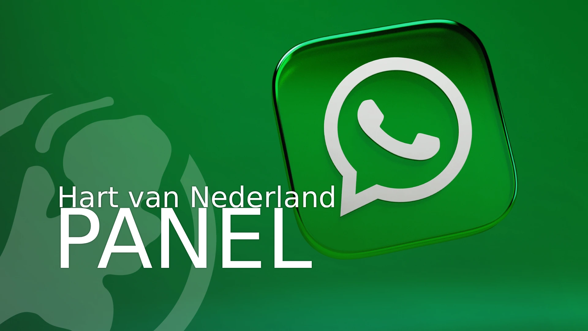 Zo volg je ons nieuwe WhatsApp-kanaal van het 'Hart van Nederland Panel'