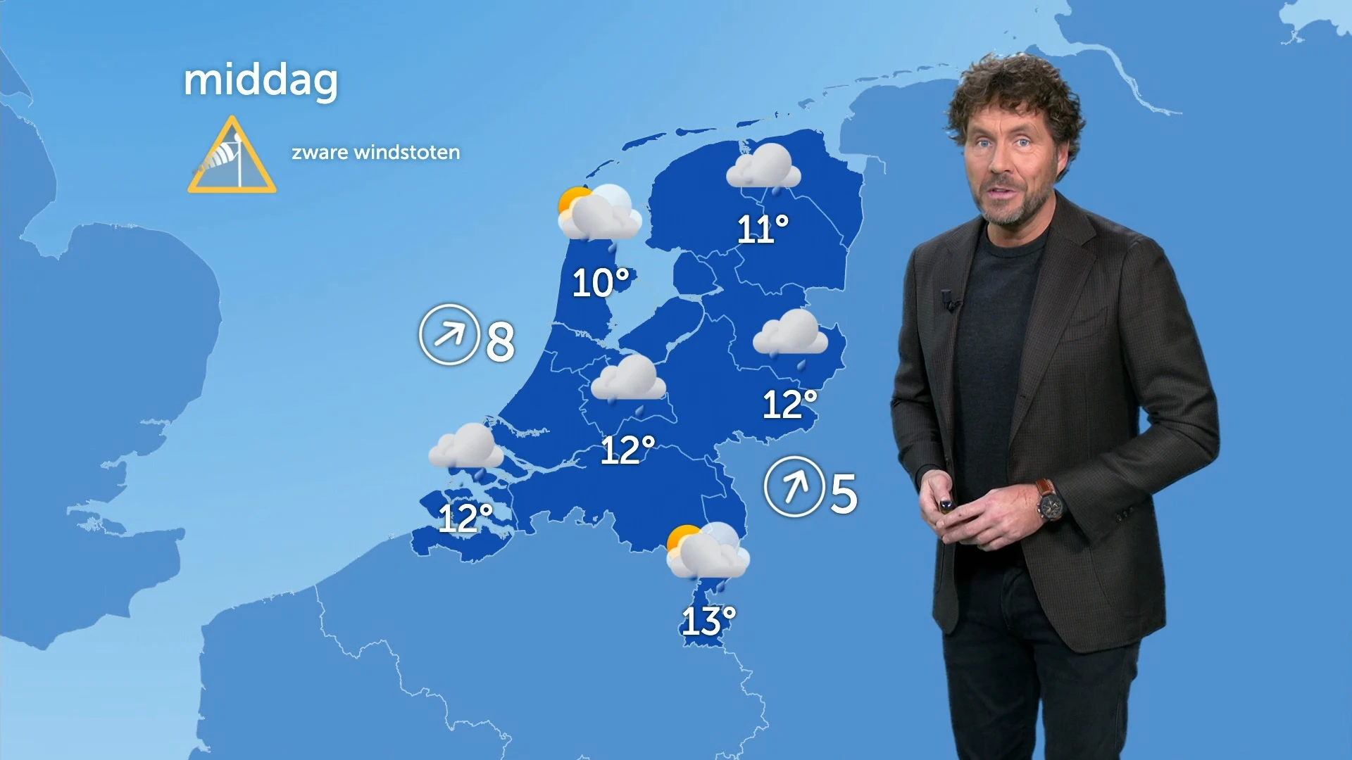 Op het randje van winter: zware windstoten en snel afkoelende temperaturen