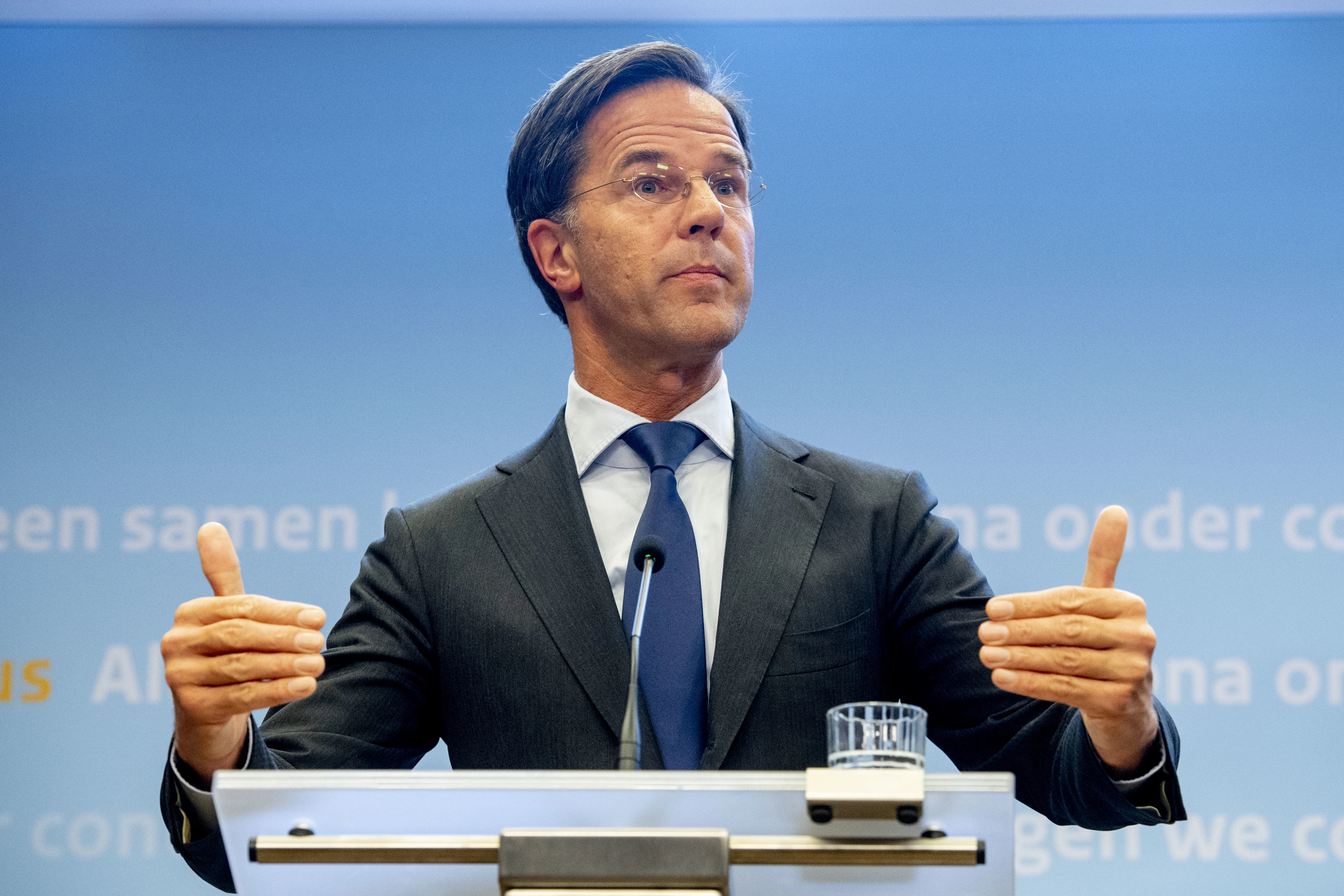 Persconferentie met premier Rutte over extra coronamaatregelen