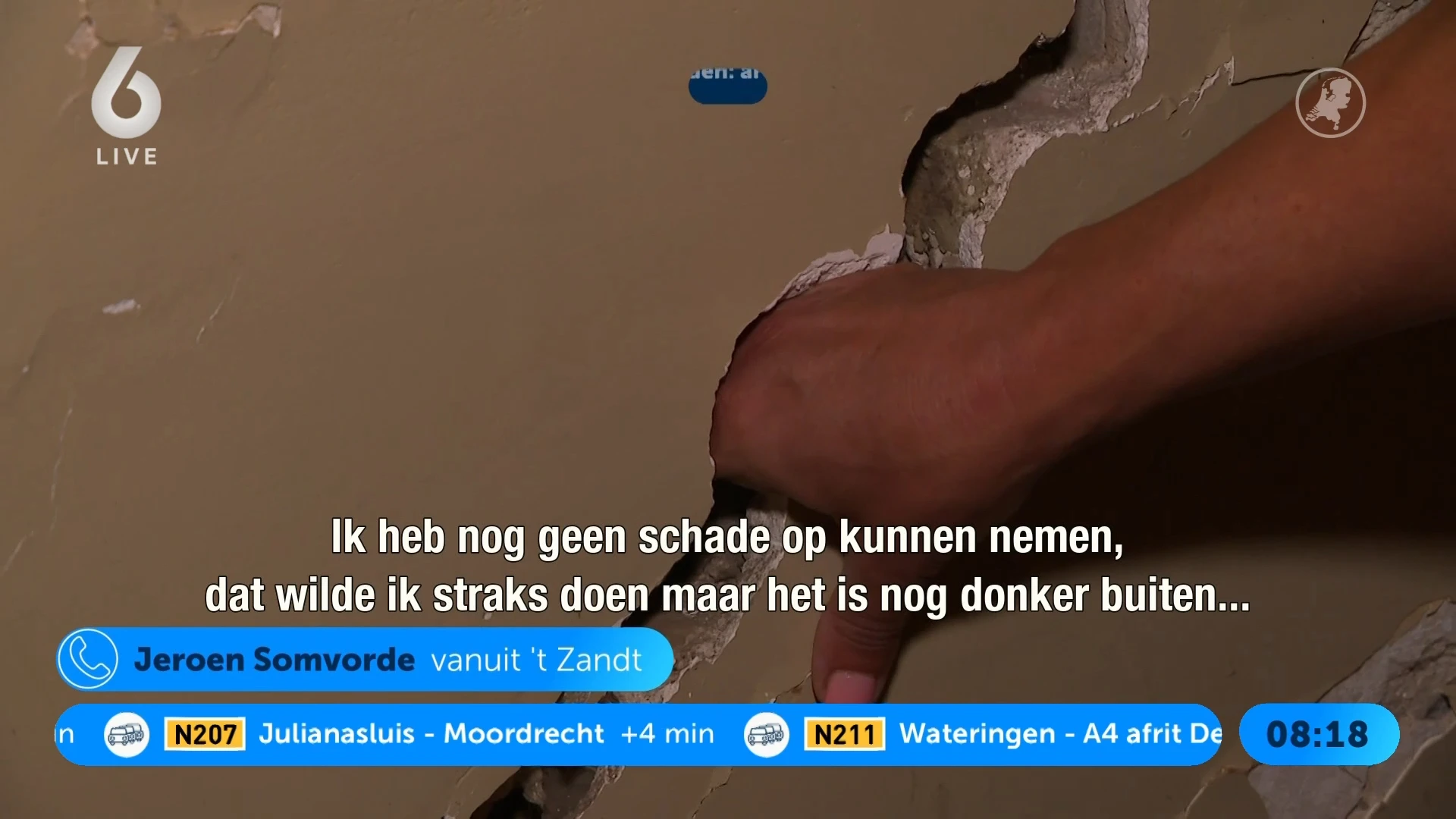 Aardbeving bij Zeerijp: 'Alles begon te schudden'