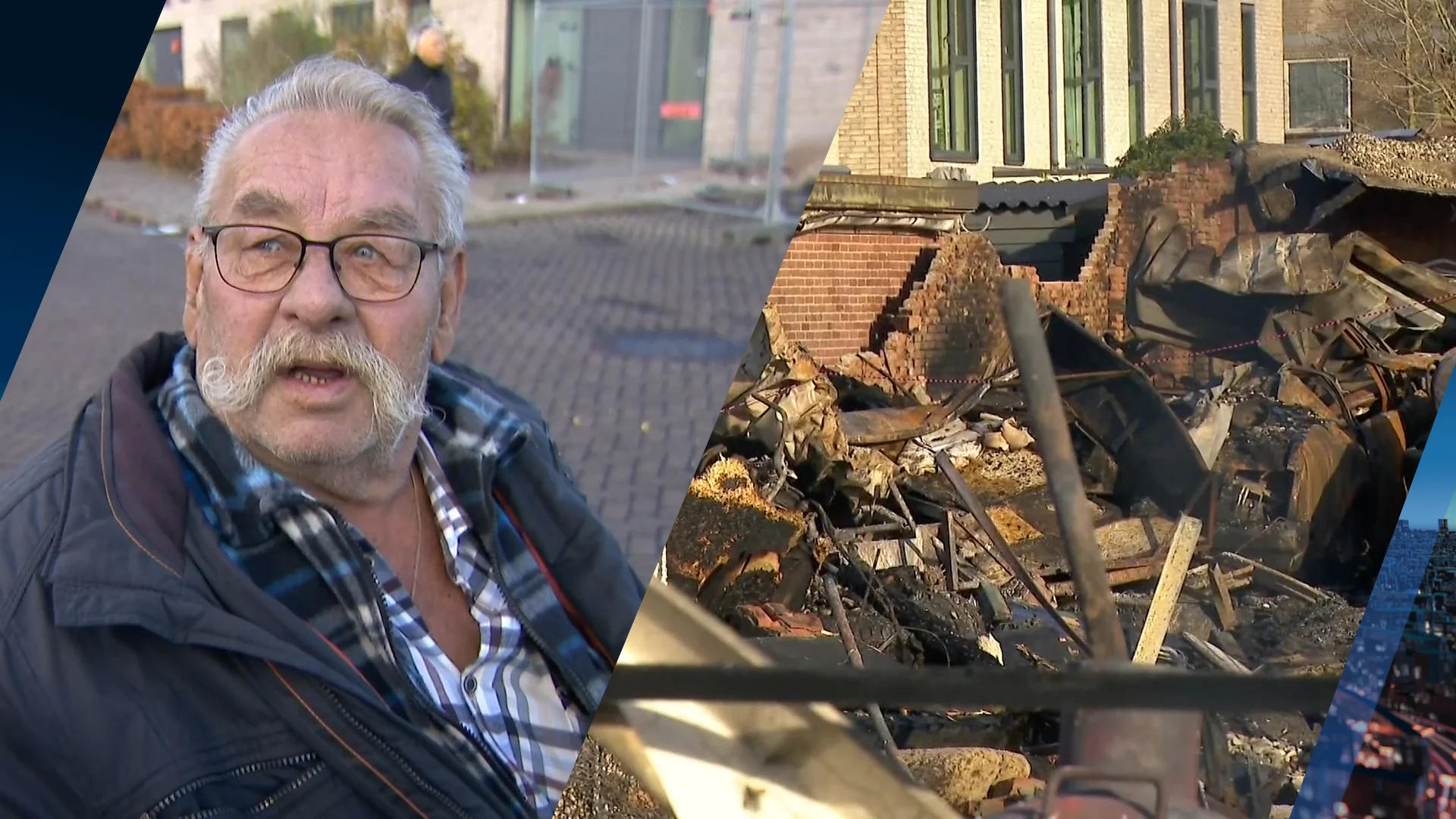 Verslagenheid bij eigenaren uitgebrande garageboxen Wolvega: 'Wel een traantje gelaten'