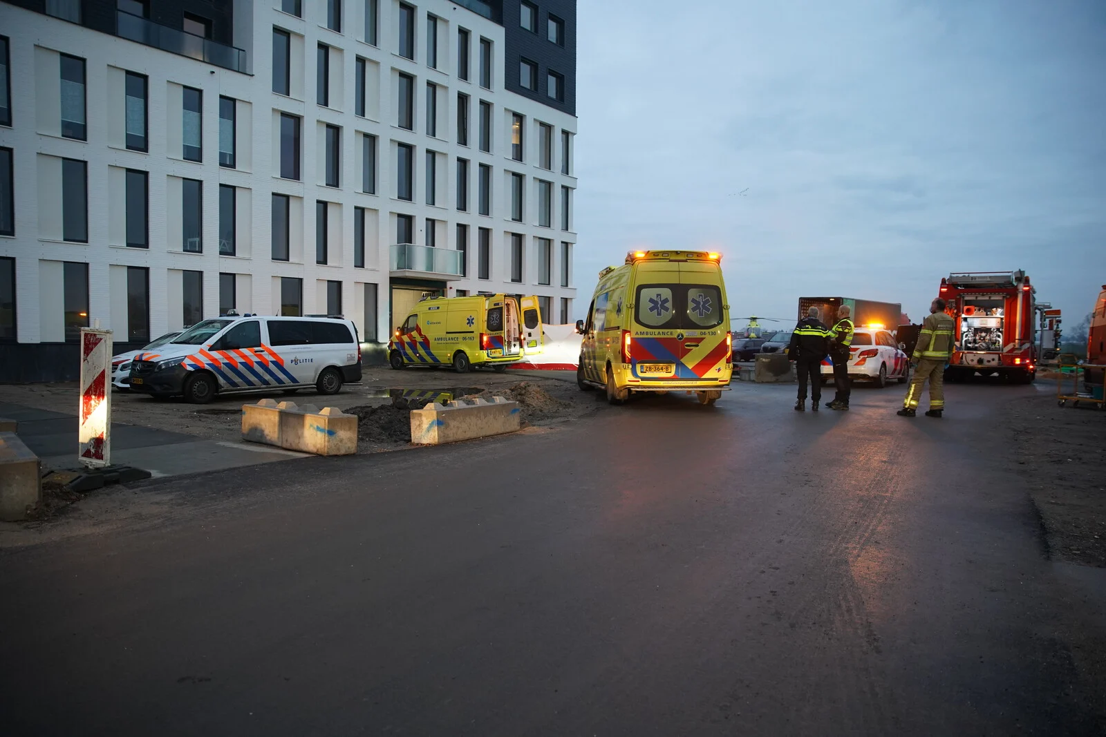 Bouwvakker sterft in Zutphen na val van vierde verdieping