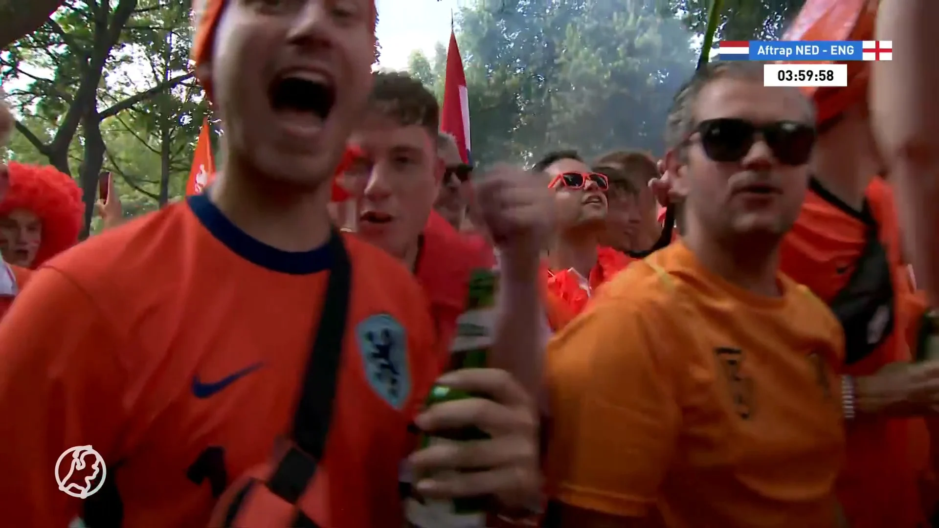 De Oranjemars in Dortmund is van start gegaan