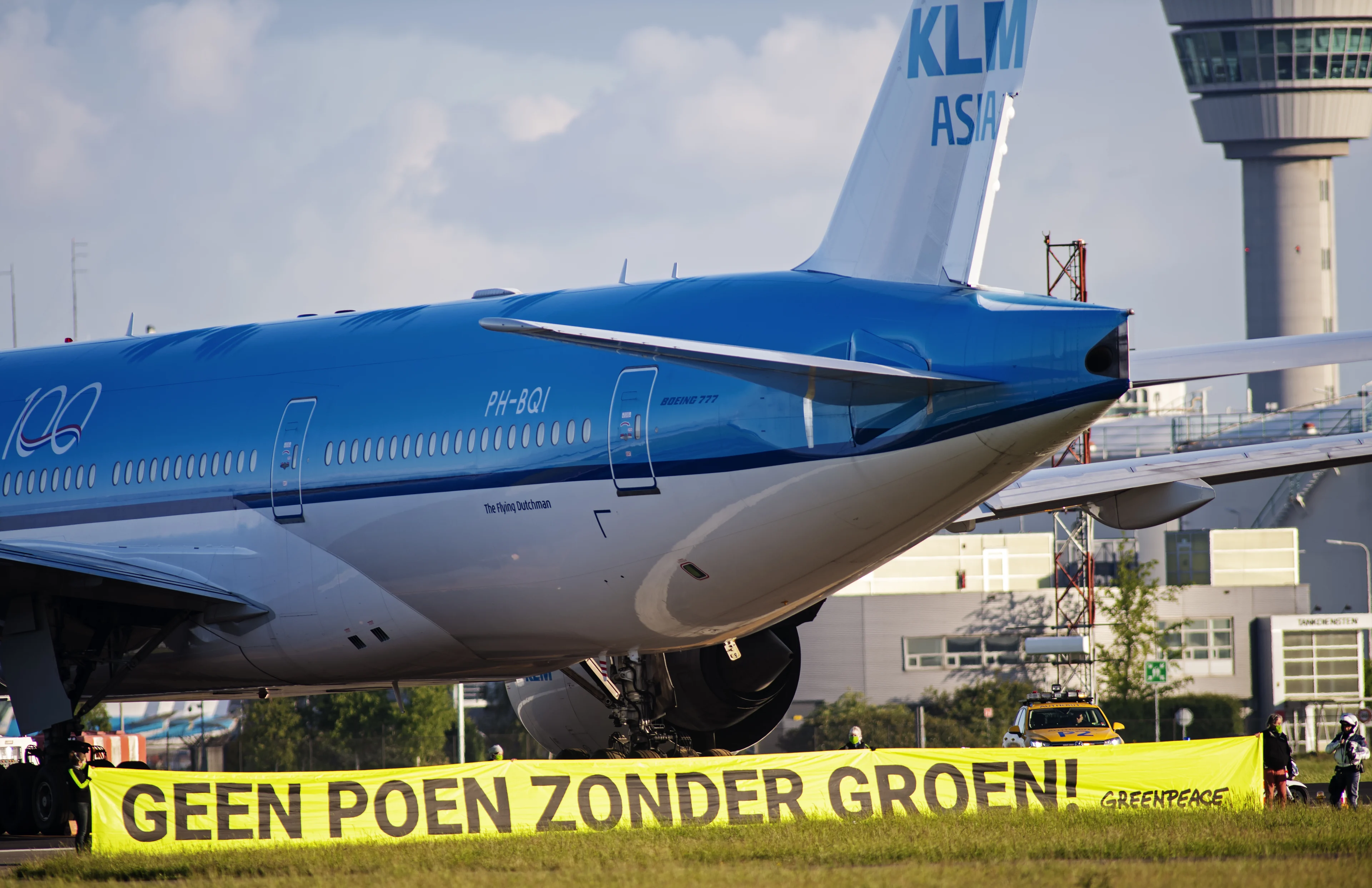 Greenpeace wil via rechter staatssteun aan KLM terugdraaien