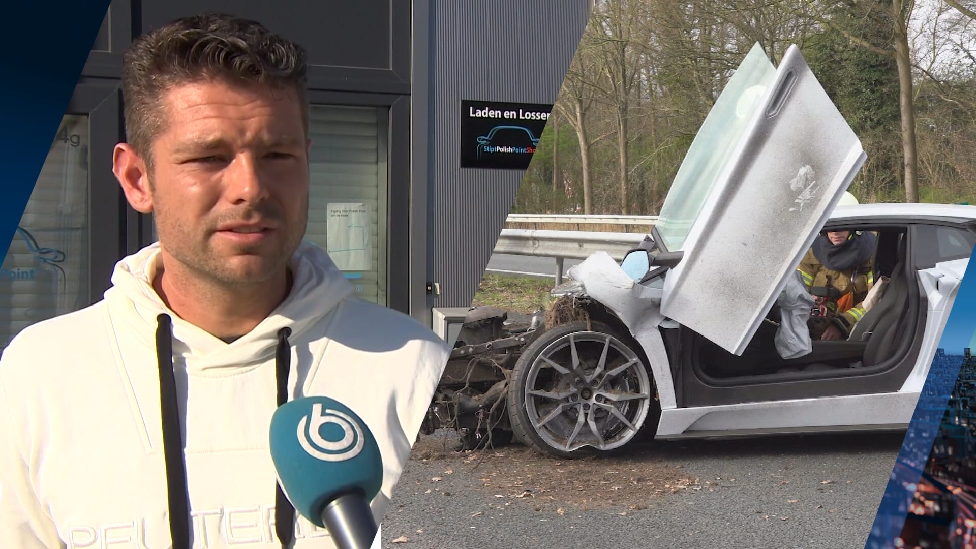 Eigenaar Lamborghini in shock na crash: 'Ik reed niet te hard, alleen ik weet de waarheid'