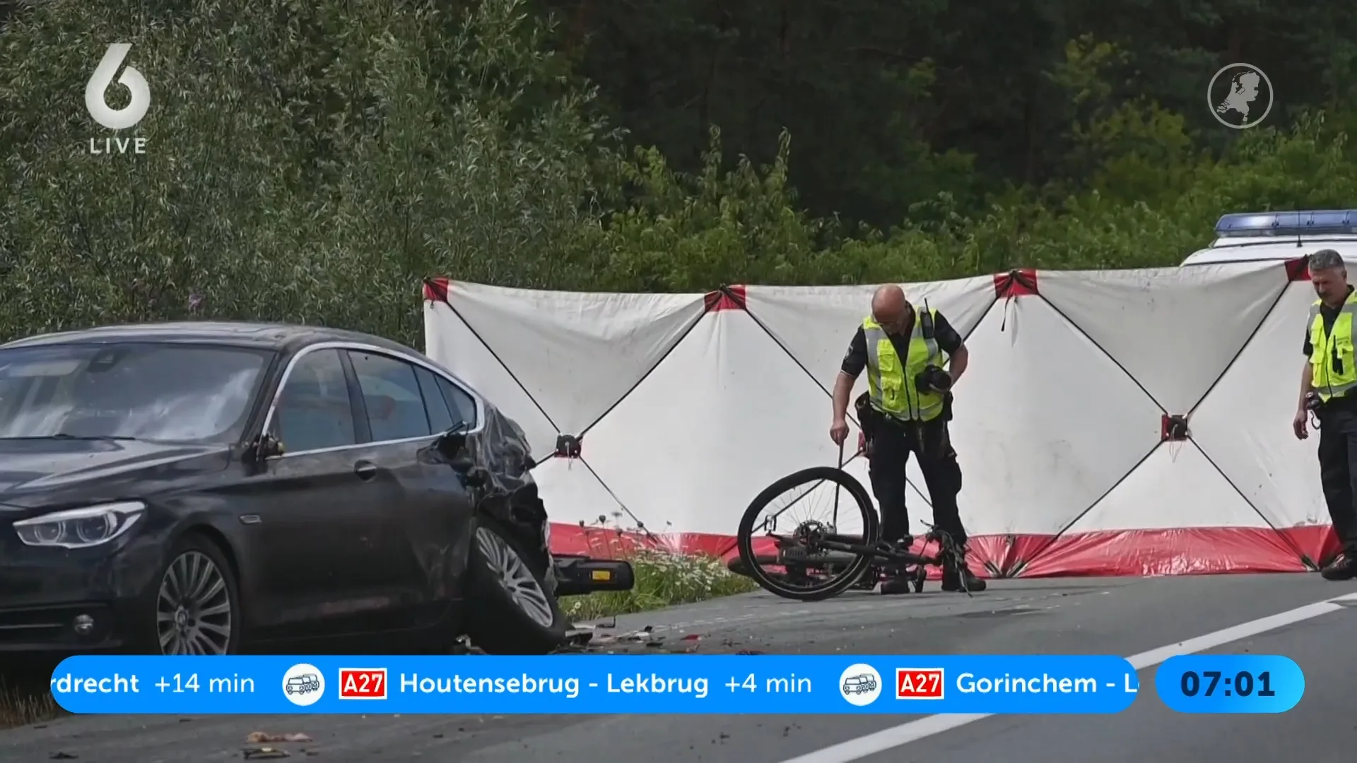 Minder dodelijke fietsongelukken, meer inzittenden auto overleden