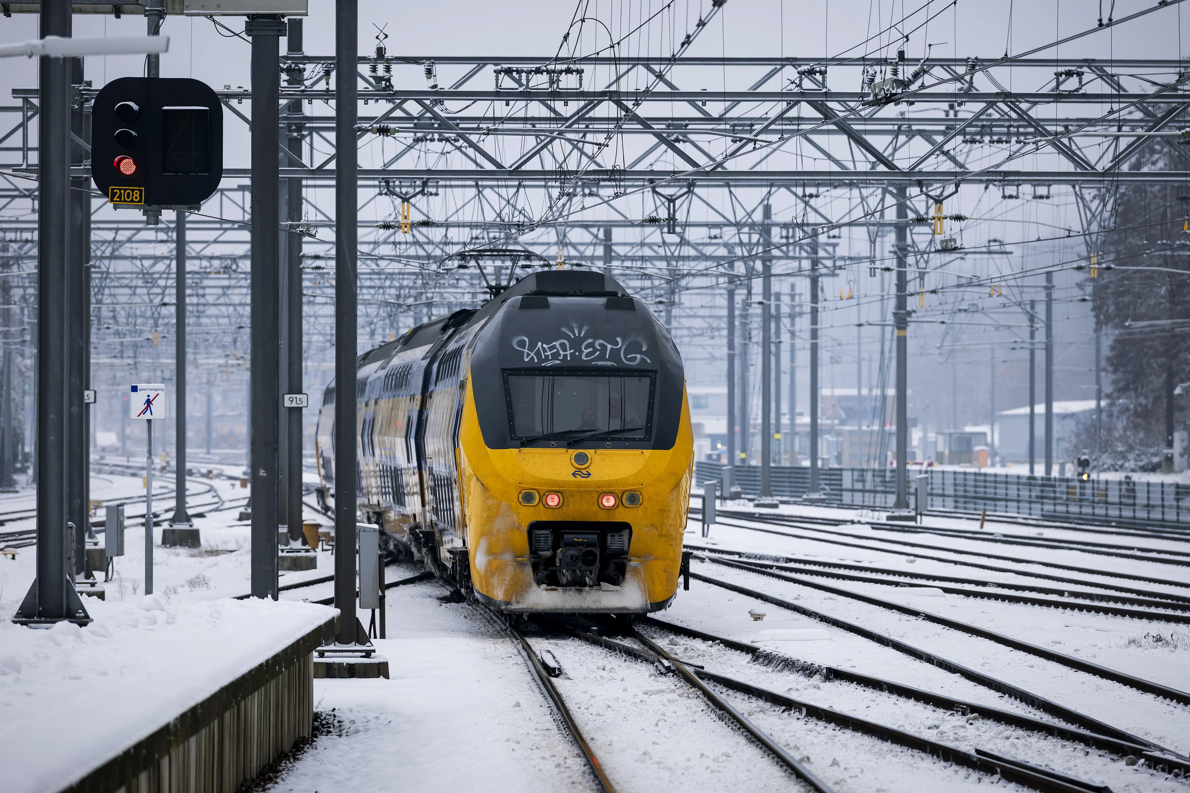 Rustige ochtend op het spoor na winterchaos, NS meldt weinig storingen