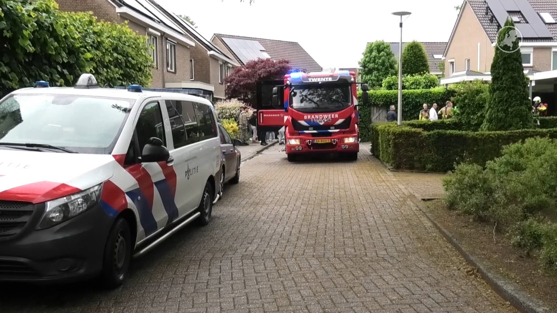 Vijf woningen beschadigd door blikseminslag in Enschede