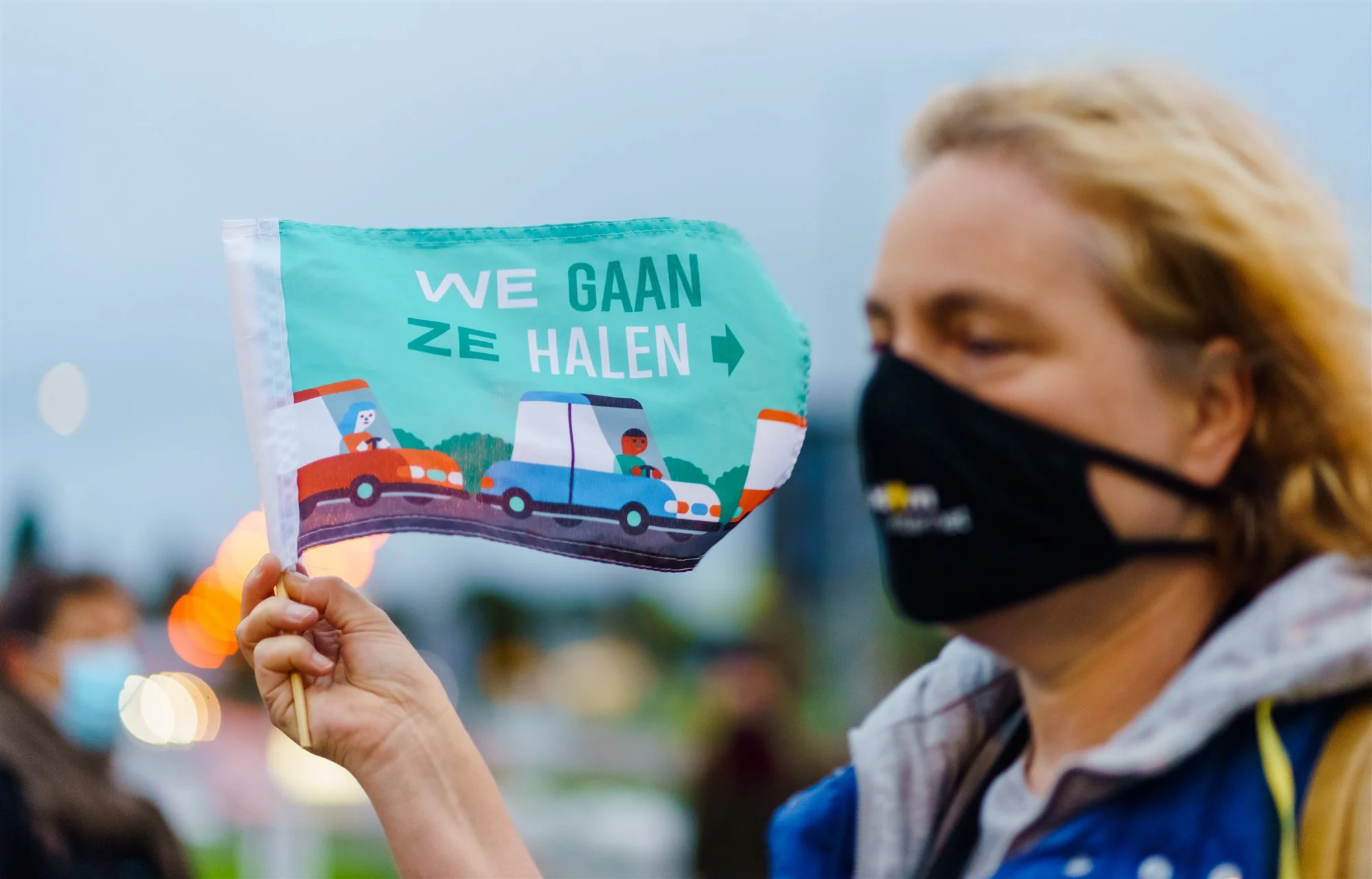 Actievoerders We Gaan Ze Halen op Lesbos aangekomen